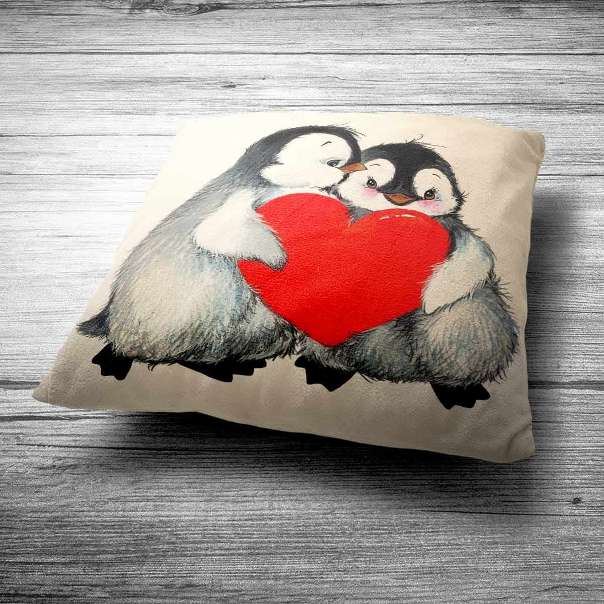 Cute Penguins Cushion