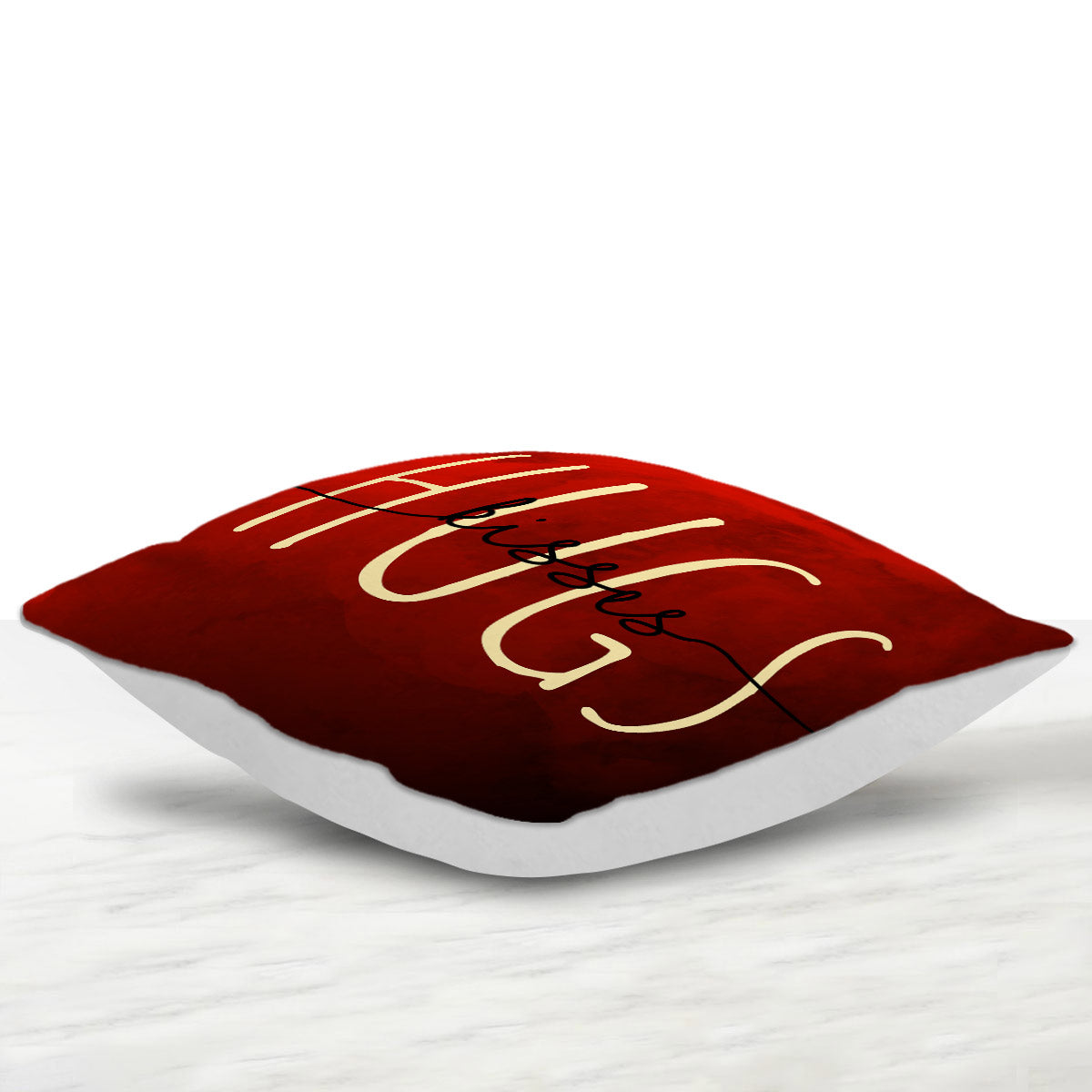 red Hug velvet Cushion