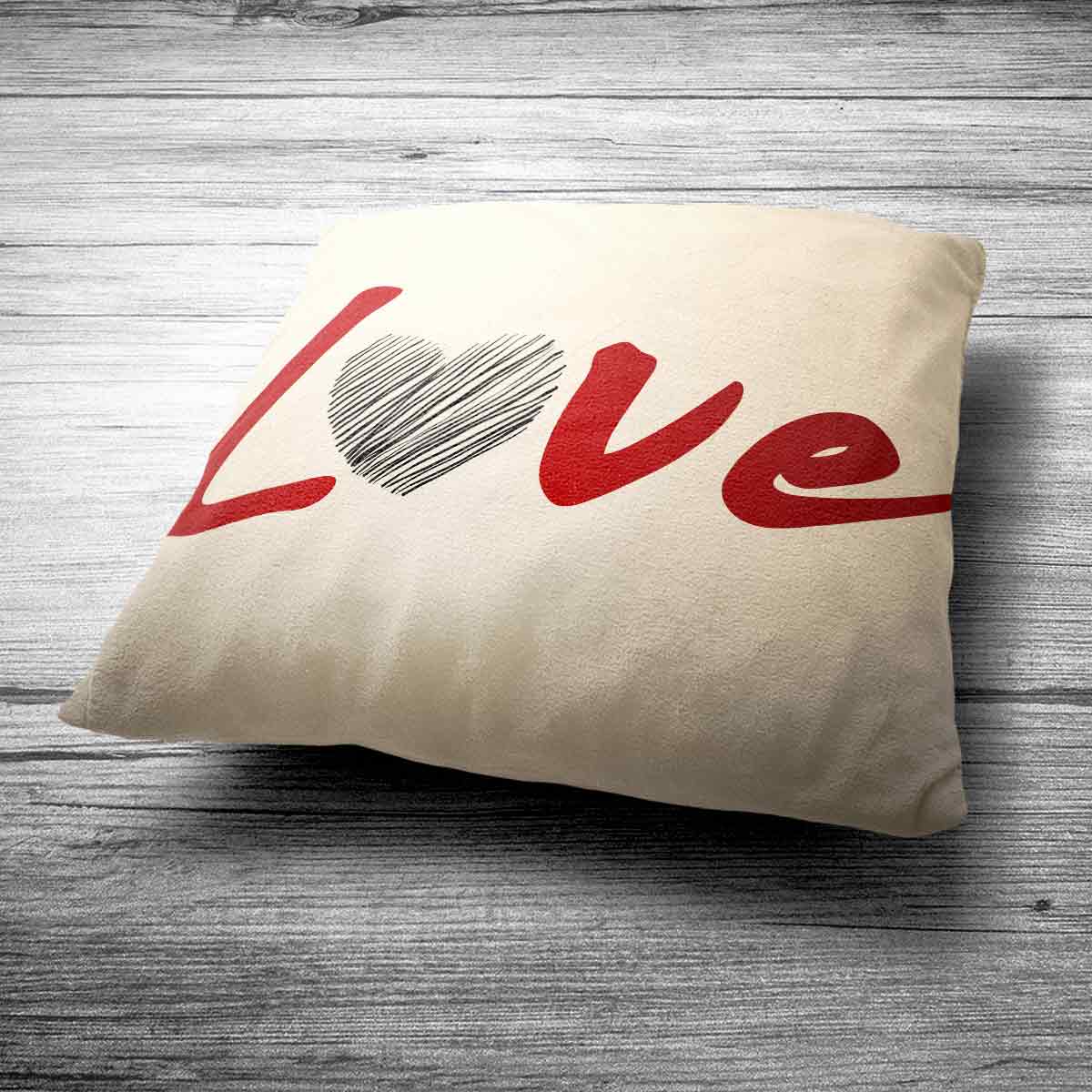 LOVE BIG HEART CUSHION