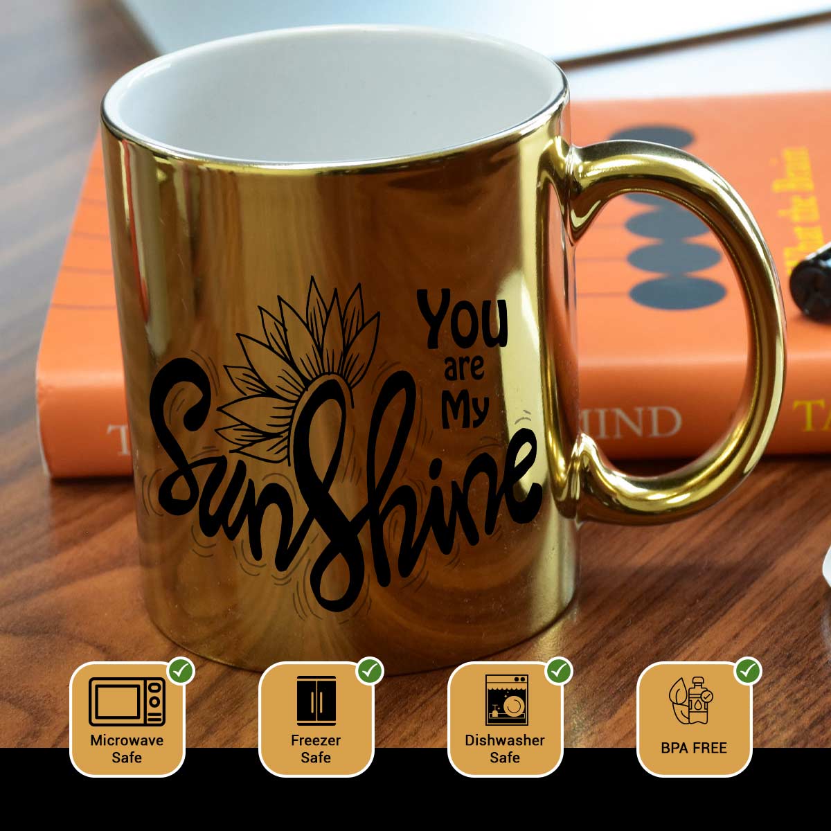 You Are My Sunshine Coffee Mug Gift For Friends, Couple, Bf, Gf