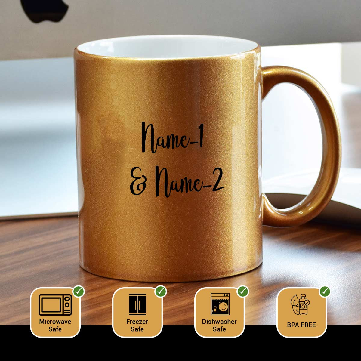 Together Is Our Favourite Place Coffee Mug Gift For Couple, Bf, Gf