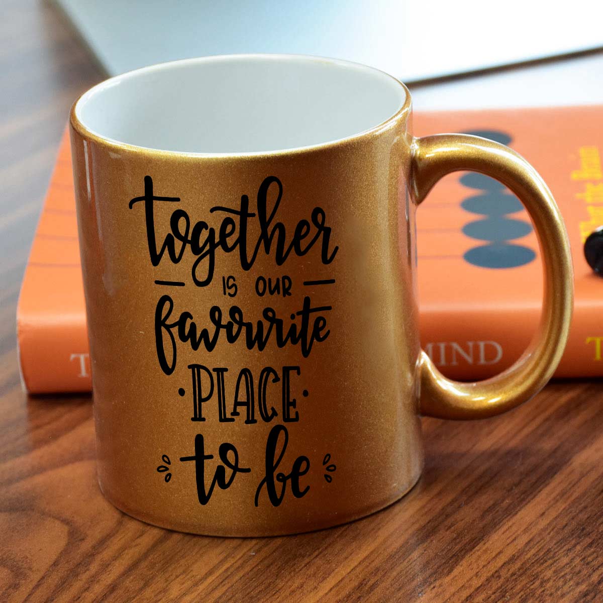 Together Is Our Favourite Place Coffee Mug Gift For Couple, Bf, Gf
