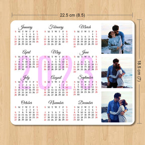 Personalised Photo Calender Magnet