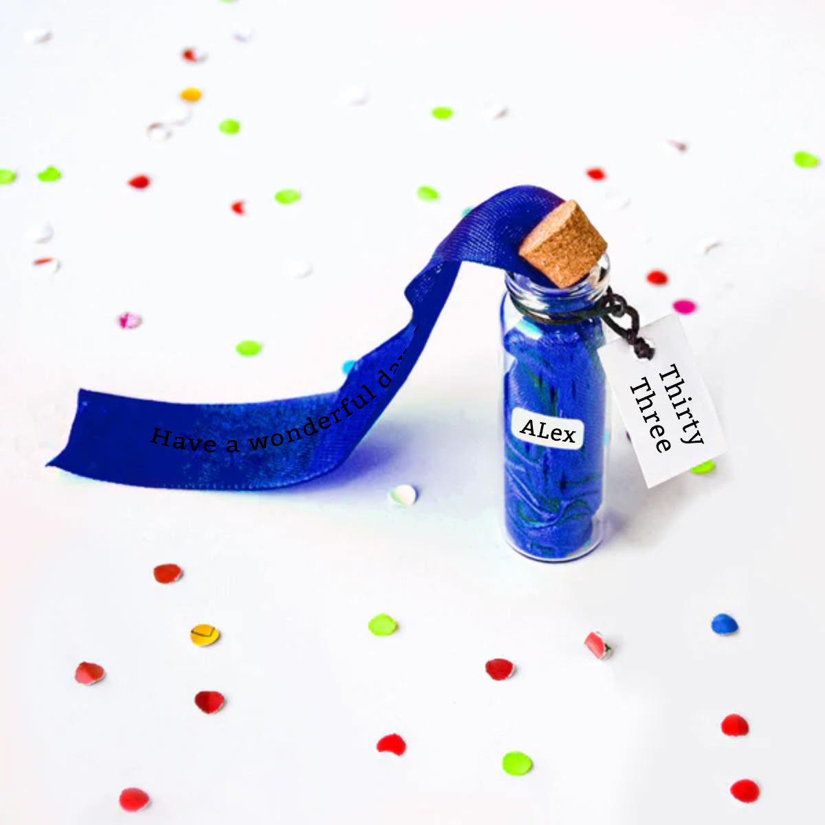 Ribbon In A Bottle - Birthday Milestone