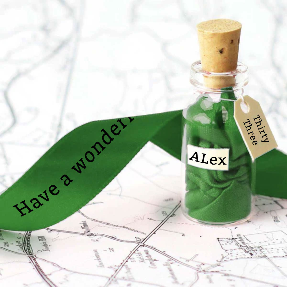 Ribbon In A Bottle - Birthday Milestone