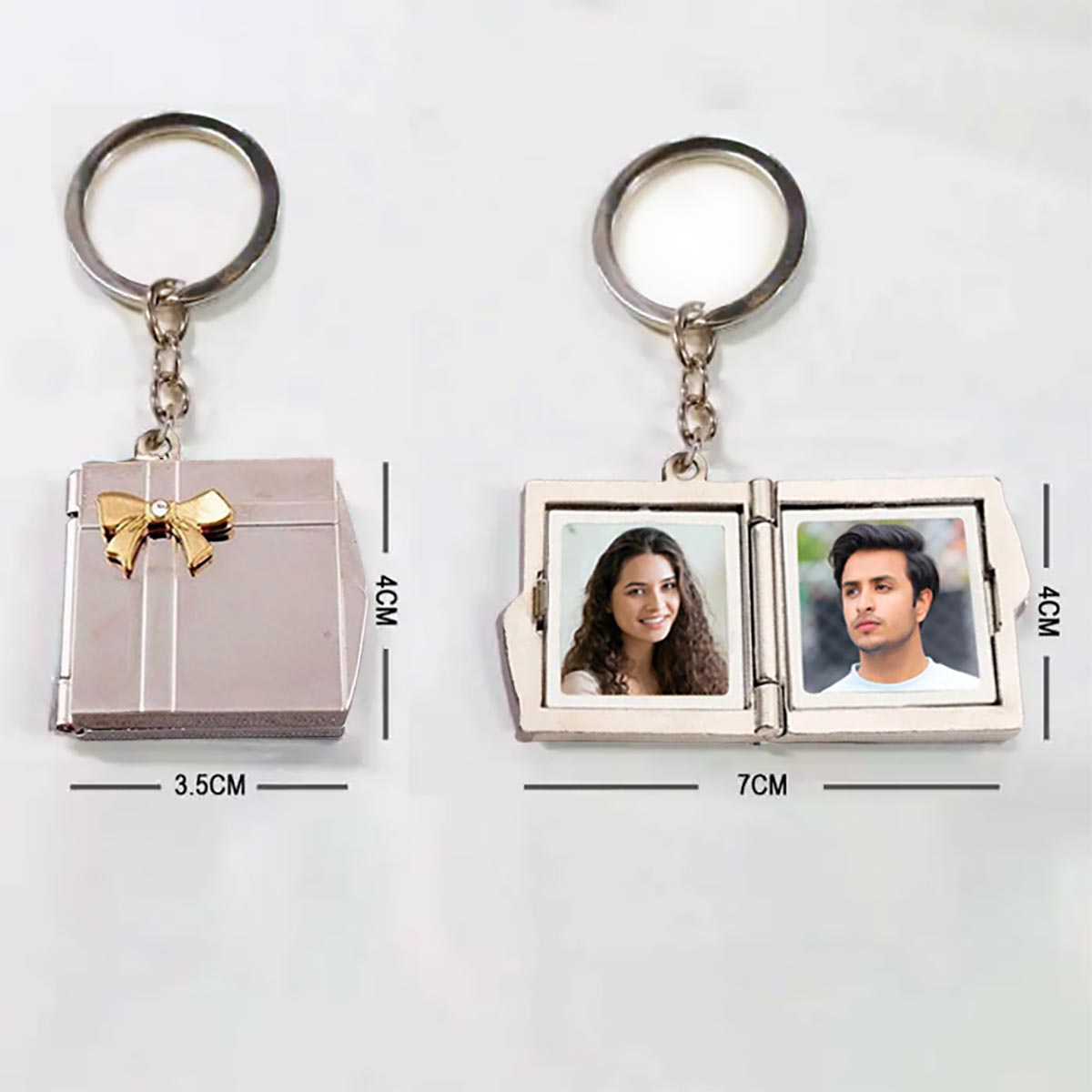 Personalised Secret Photo Frame Keychain