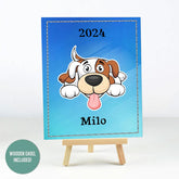 Personalised Dog Easel Calendar