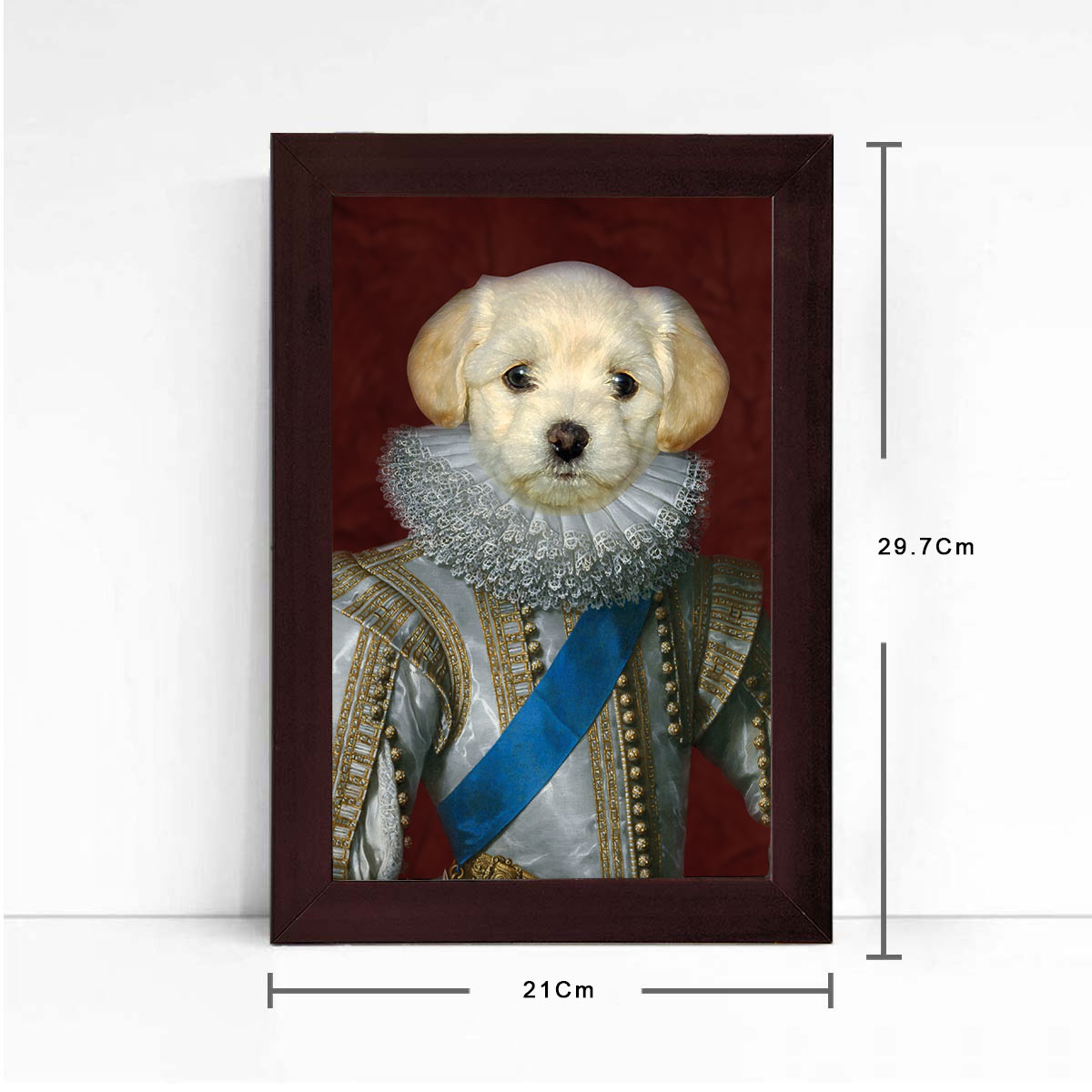 Renaissance Nobleman Digital Portrait Photo Frame
