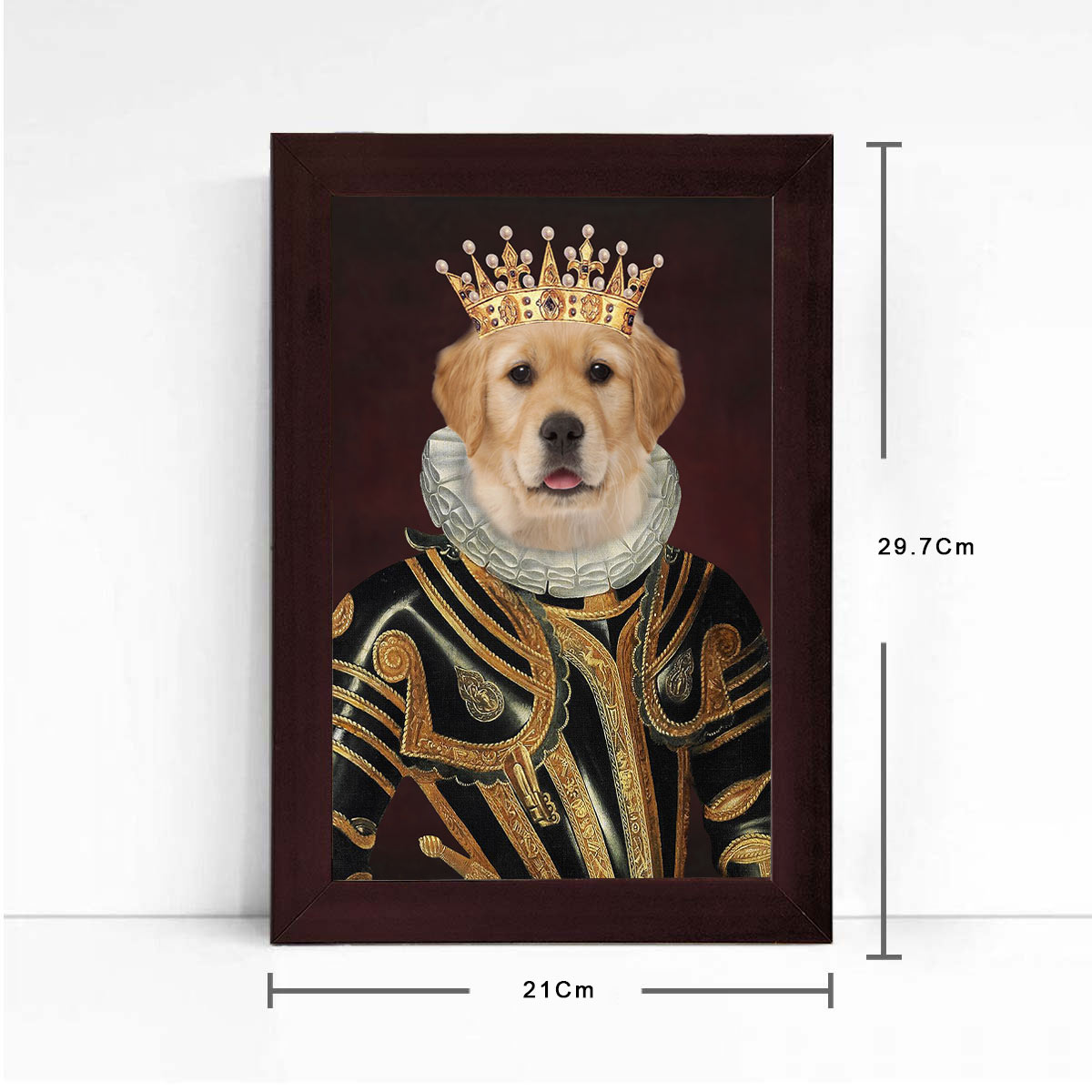 The King Pet Digital Portrait Photo Frame