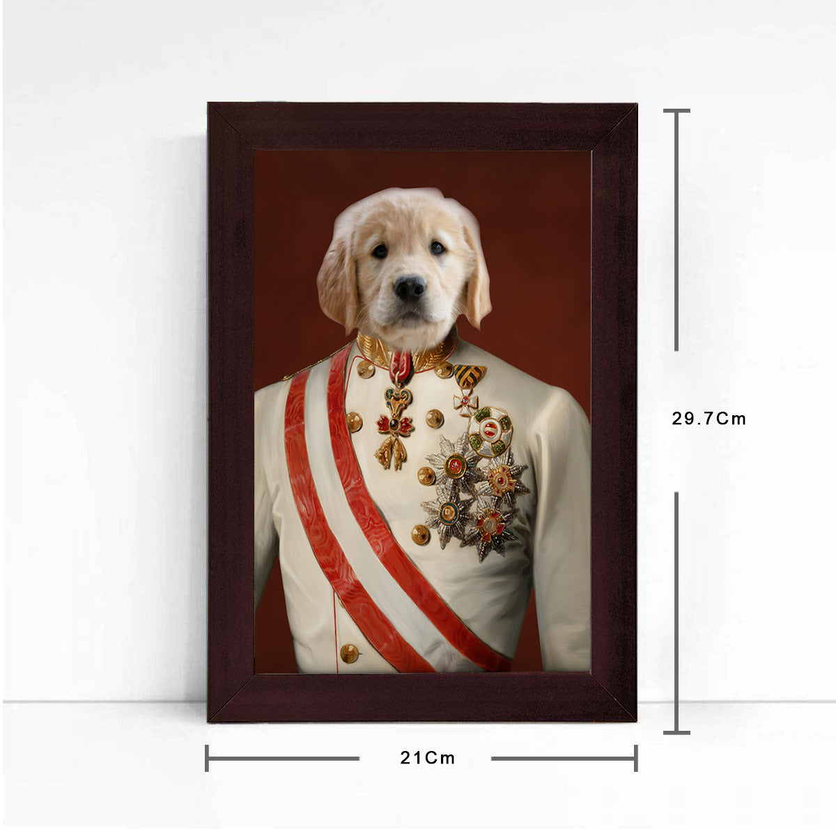The Admiral Pet Digital Portrait Photo Frame