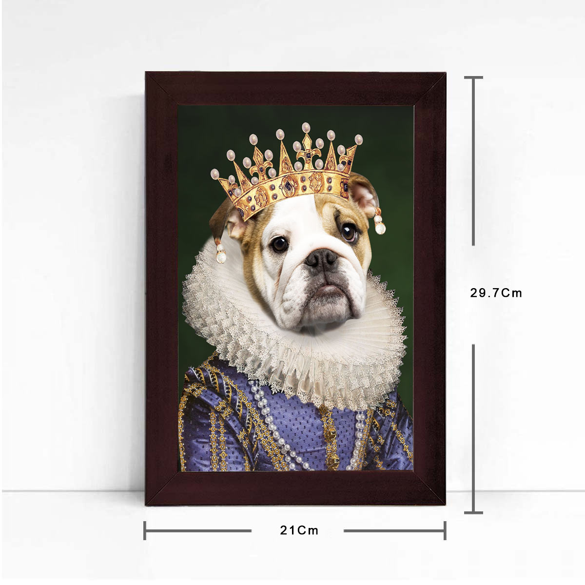 The Royal King Pet Digital Portrait Photo Frame