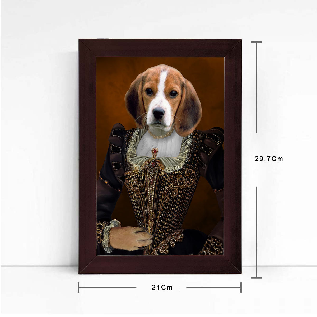 Lady Ruby Pet Digital Portrait Photo Frame