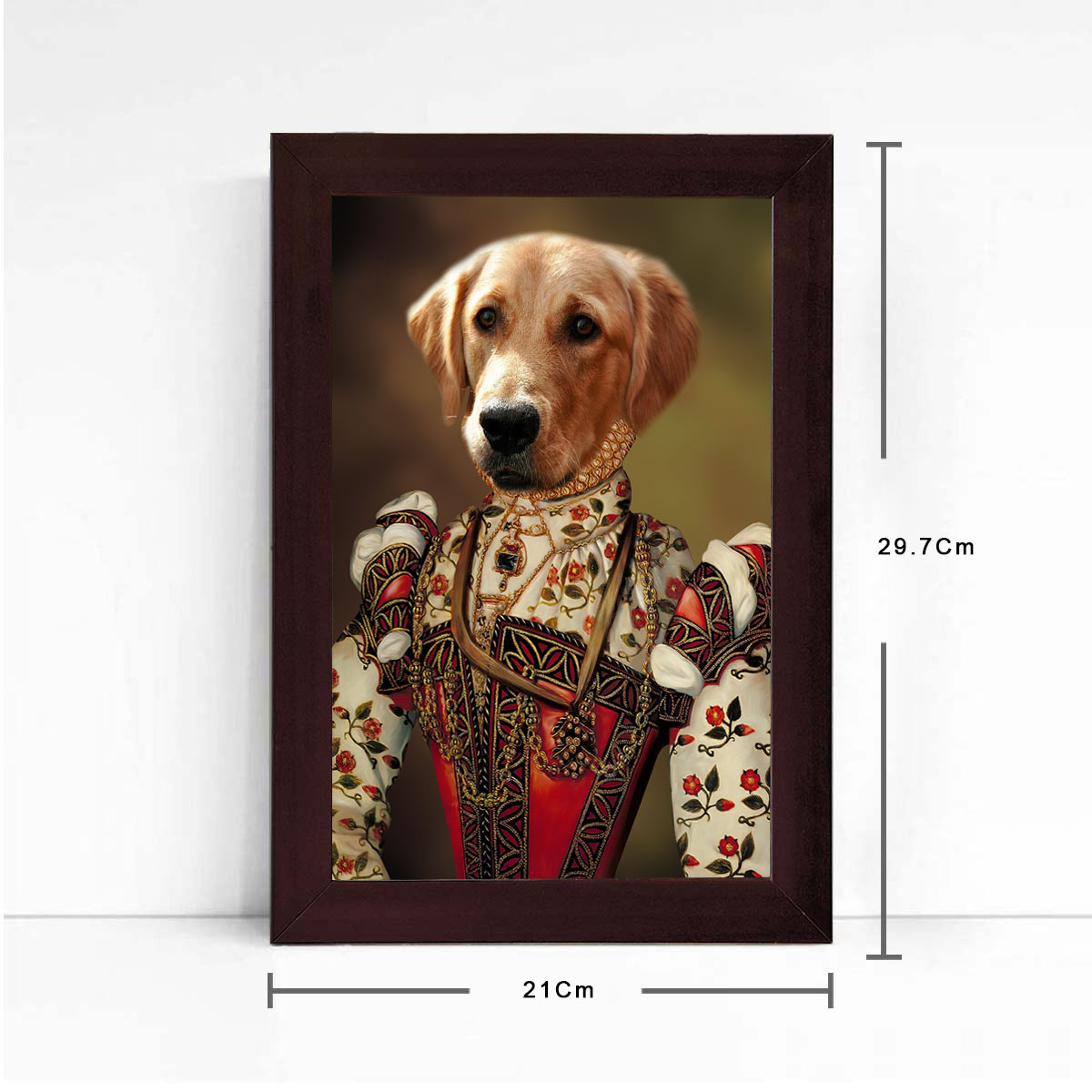 The Queen Pet Digital Portrait Photo Frame