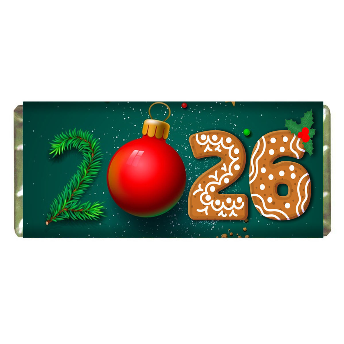 Personalised Chocolate Bar New Year