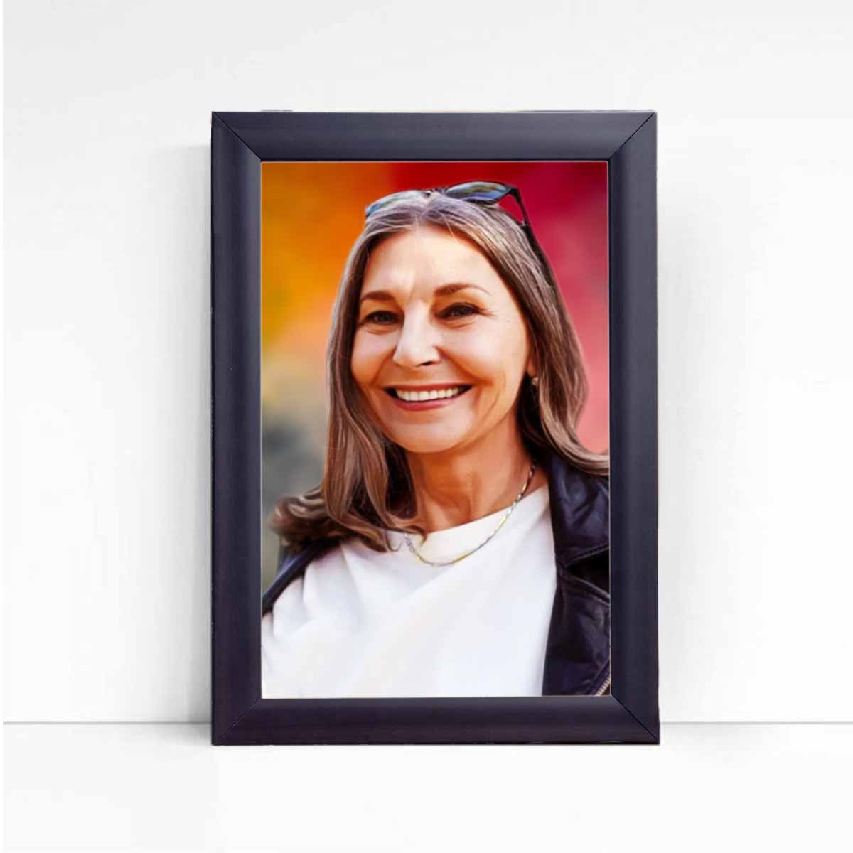Customized Digital Portrait Photo Frame Gift For Mom 4
