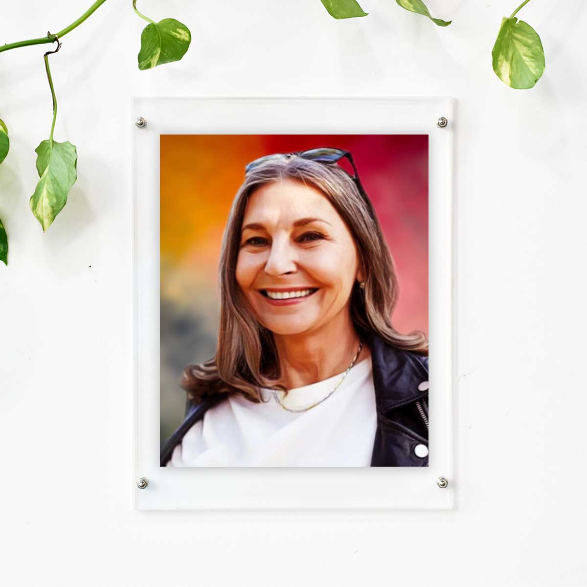 Customized Digital Portrait Photo Frame Gift For Mom 12