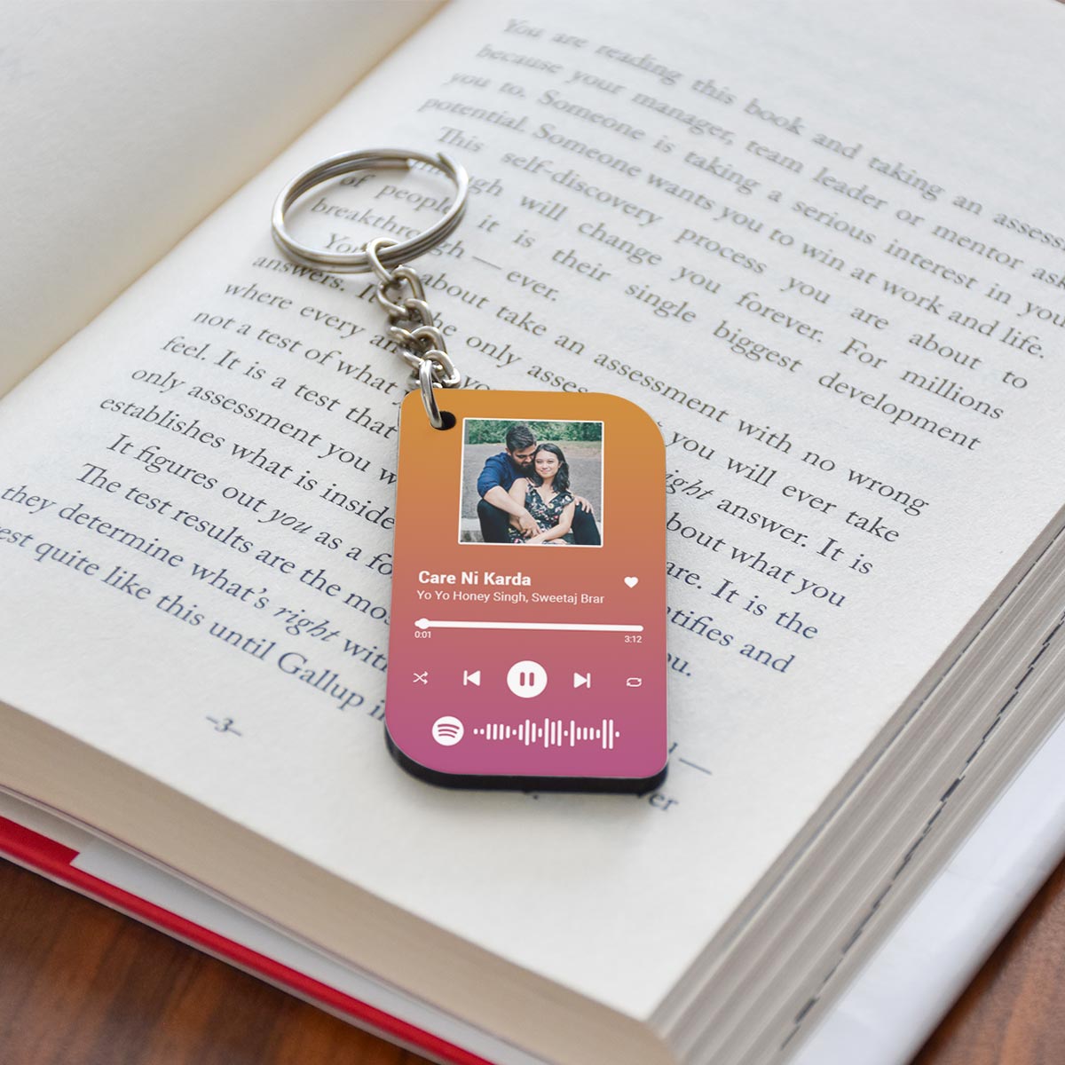 Personalised Spotify Keychain MDF