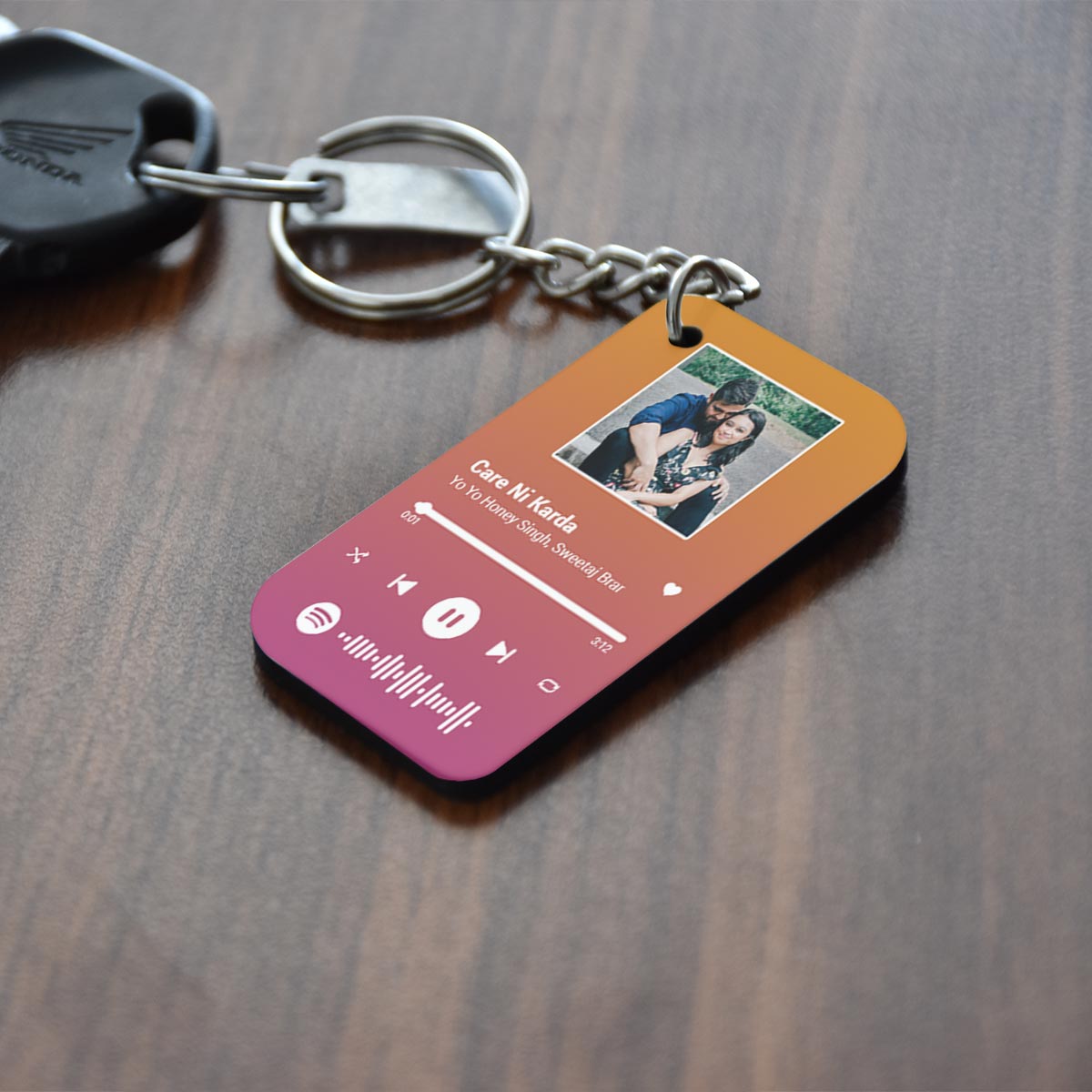 Personalised Spotify Keychain MDF