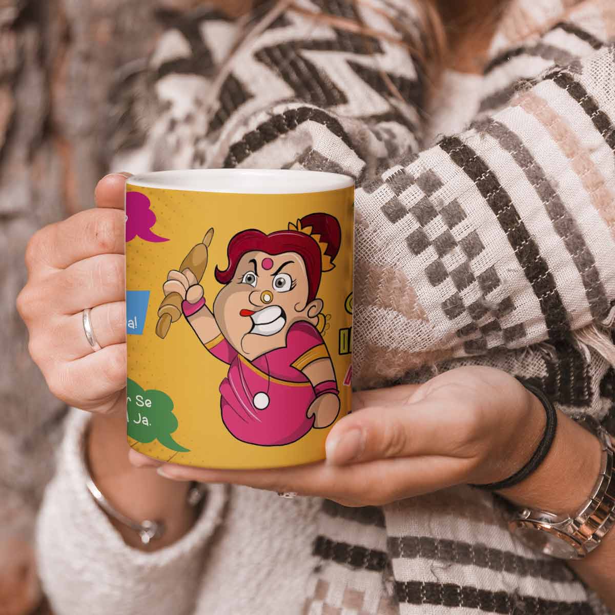 Great Indian Mother Coffee Mug Gift For Mom 1