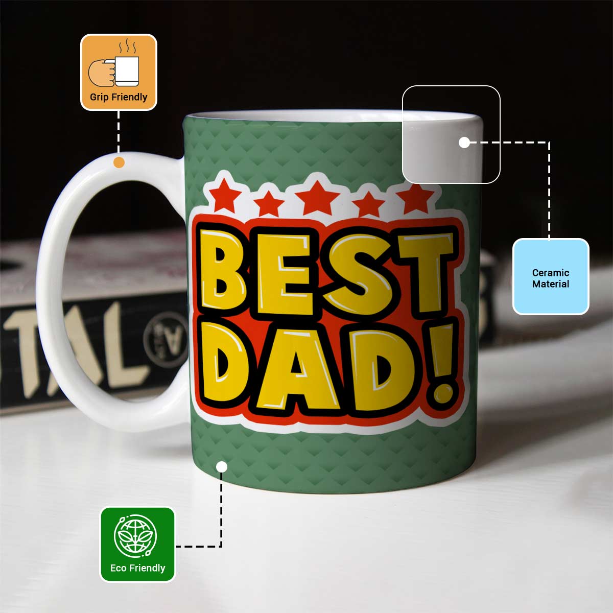Best Dad Coffee Mug Gift For Father's Day 4