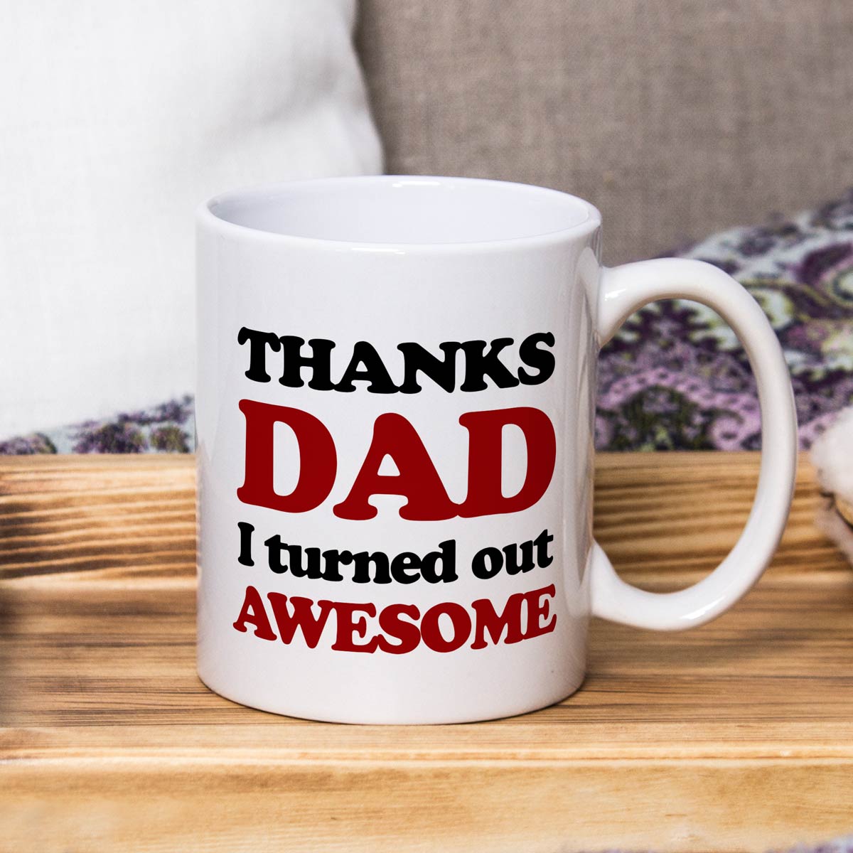 Thanks Dad Coffee Mug Gift For Father's Day 2