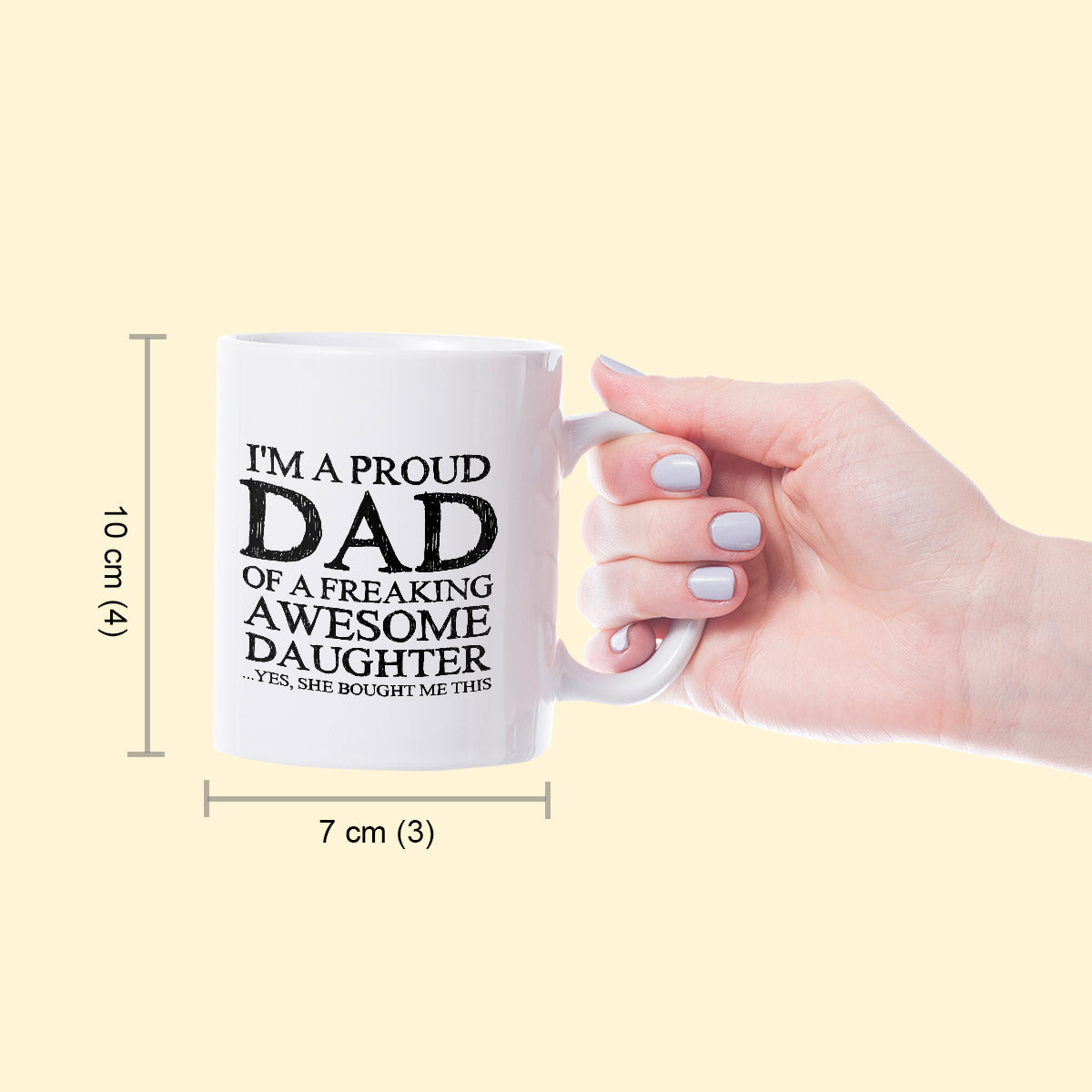 Proud Dad Of An Awesome Daughter Coffee Mug