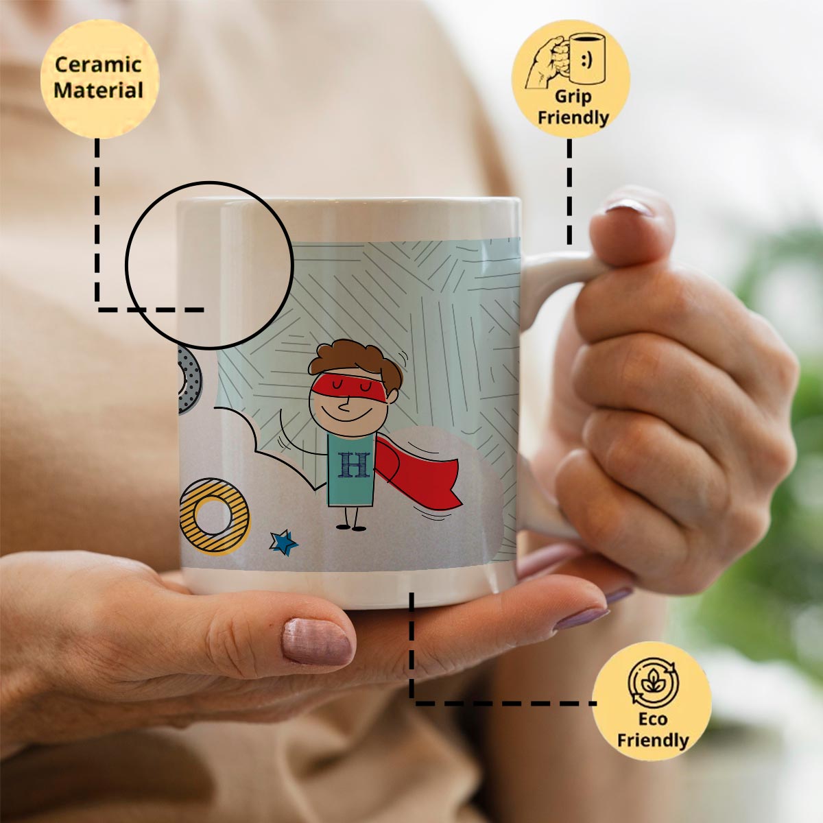 My Dad My Hero Coffee Mug Gift For Father's Day 3