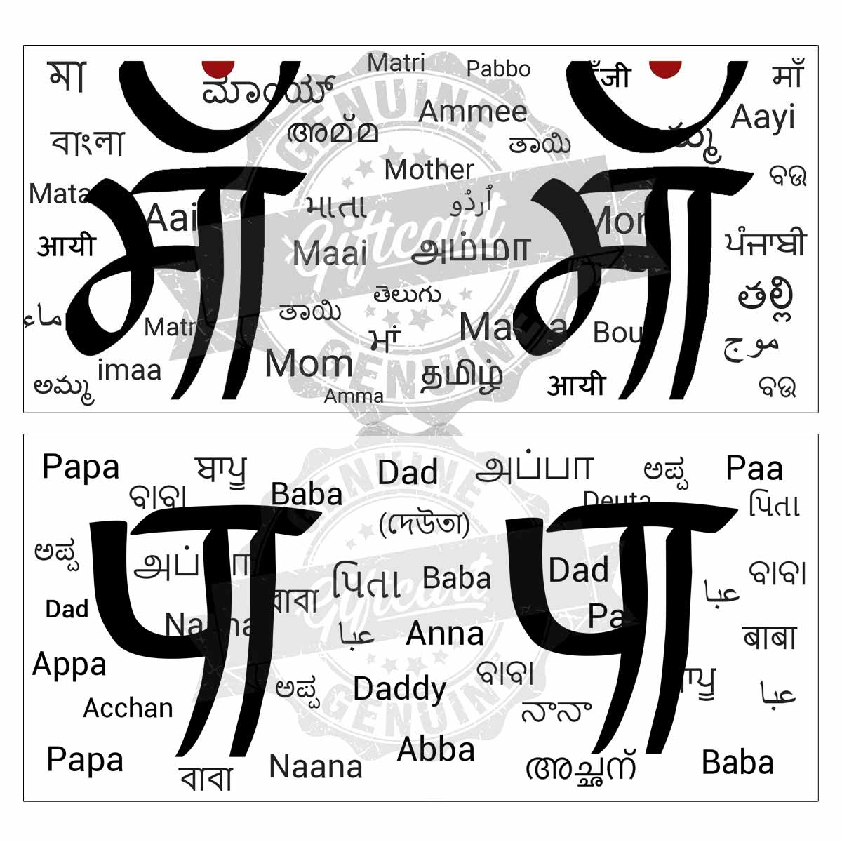 Maa And Paa Coffee Mug Set Of 2 Gift For Mom & Dad 10