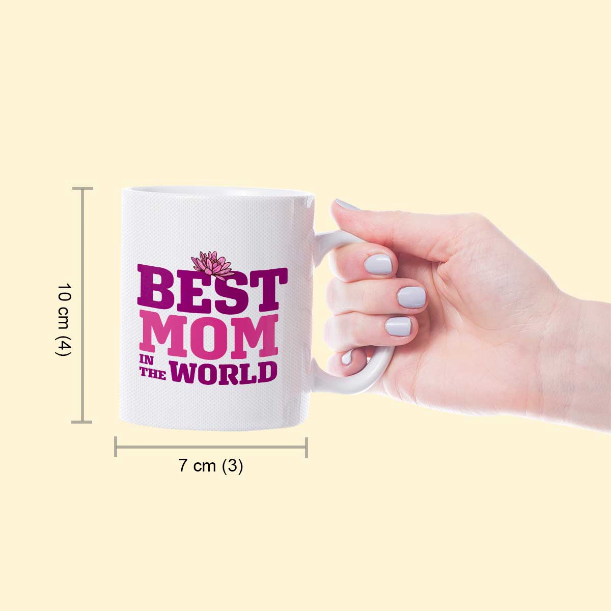 Best Mom In The World Ceramic Coffee Mug Gift For Mother's Day