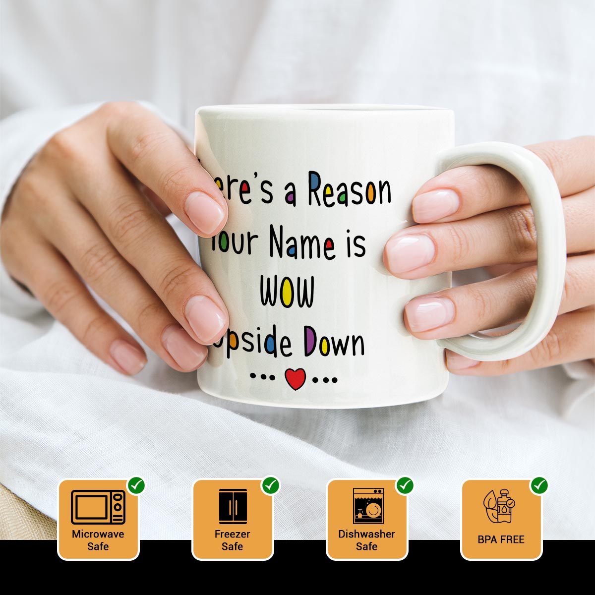 Mom You Are Loved Printed Coffee Mug Gift For Mom