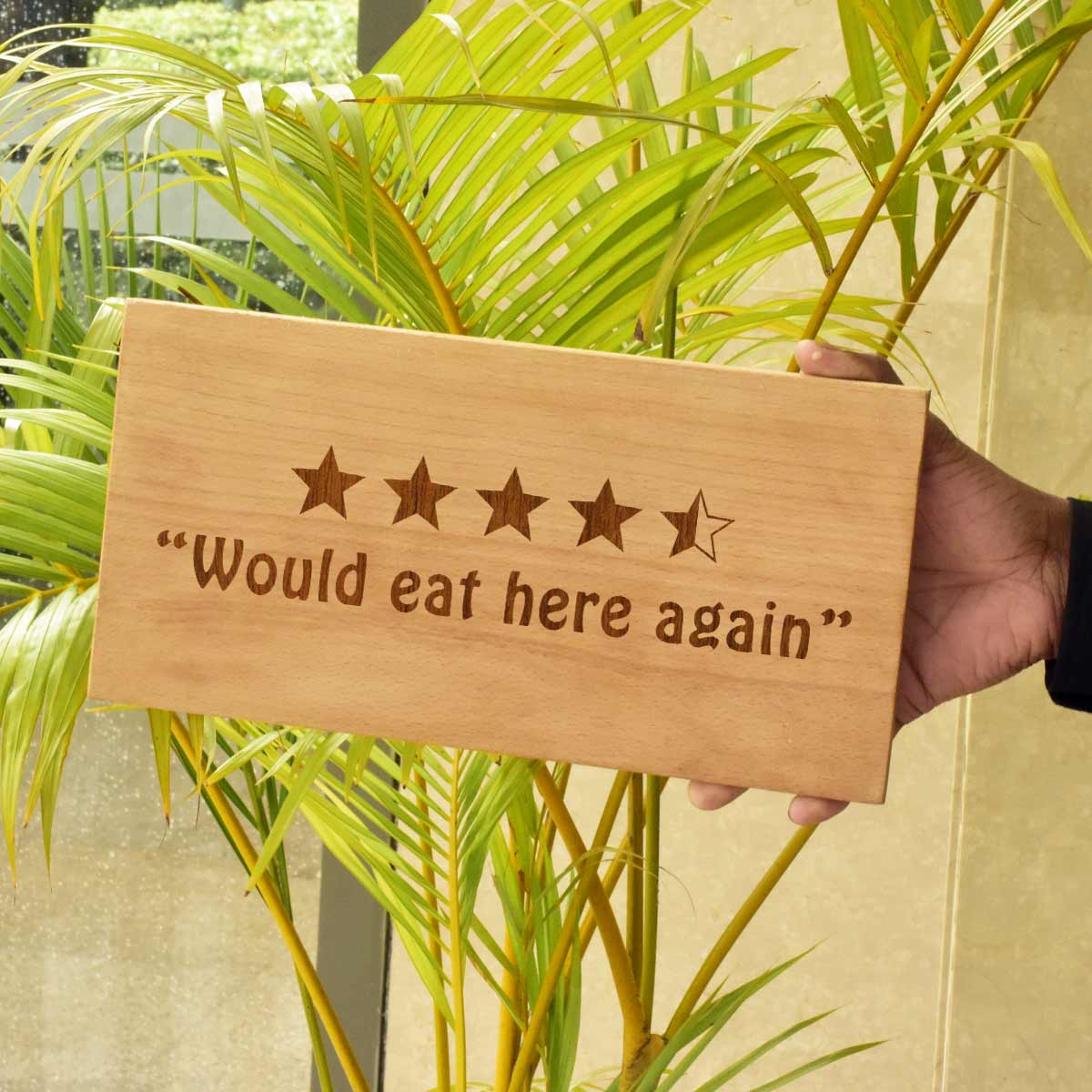 Would eat here again Door Sign