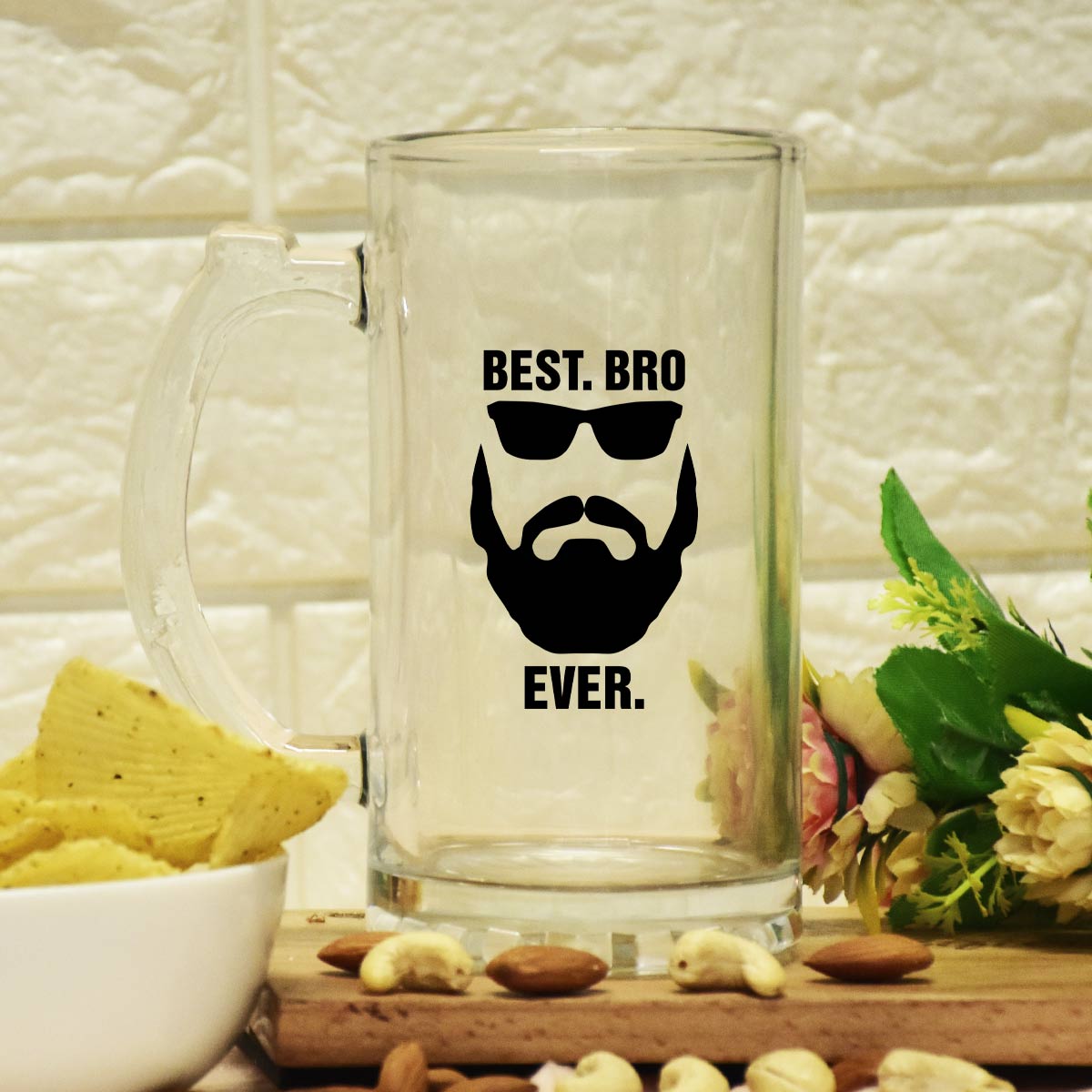 Best Bro Ever Frosted Beer Mug