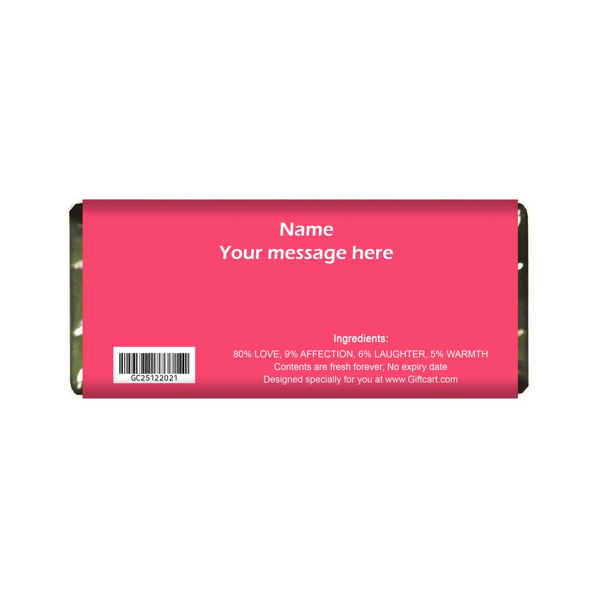 Personalised Happy Diwali Crackers Choco Bar
