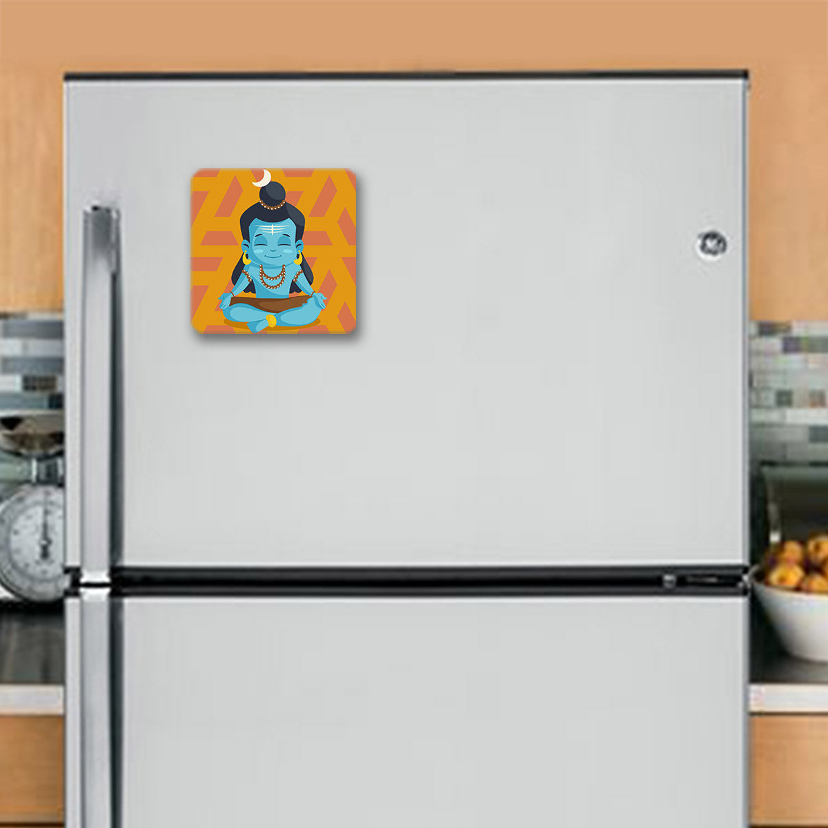 Meditating Shiva Fridge Magnet-2