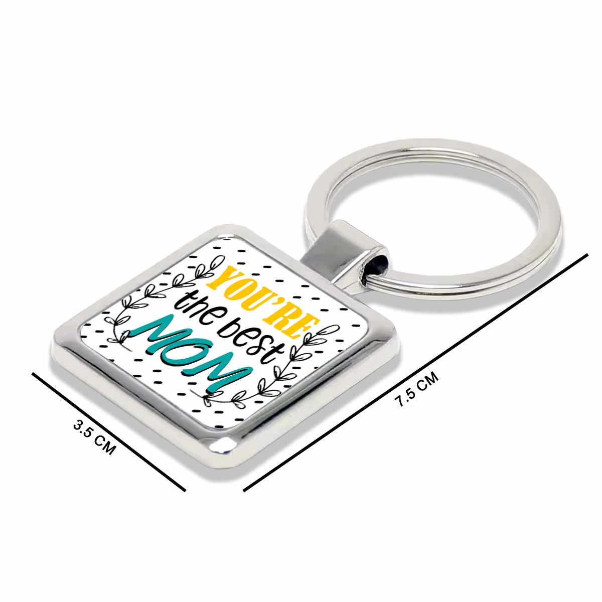 You Are The Best Mom Metal Keychain Gift For Mother's Day 4