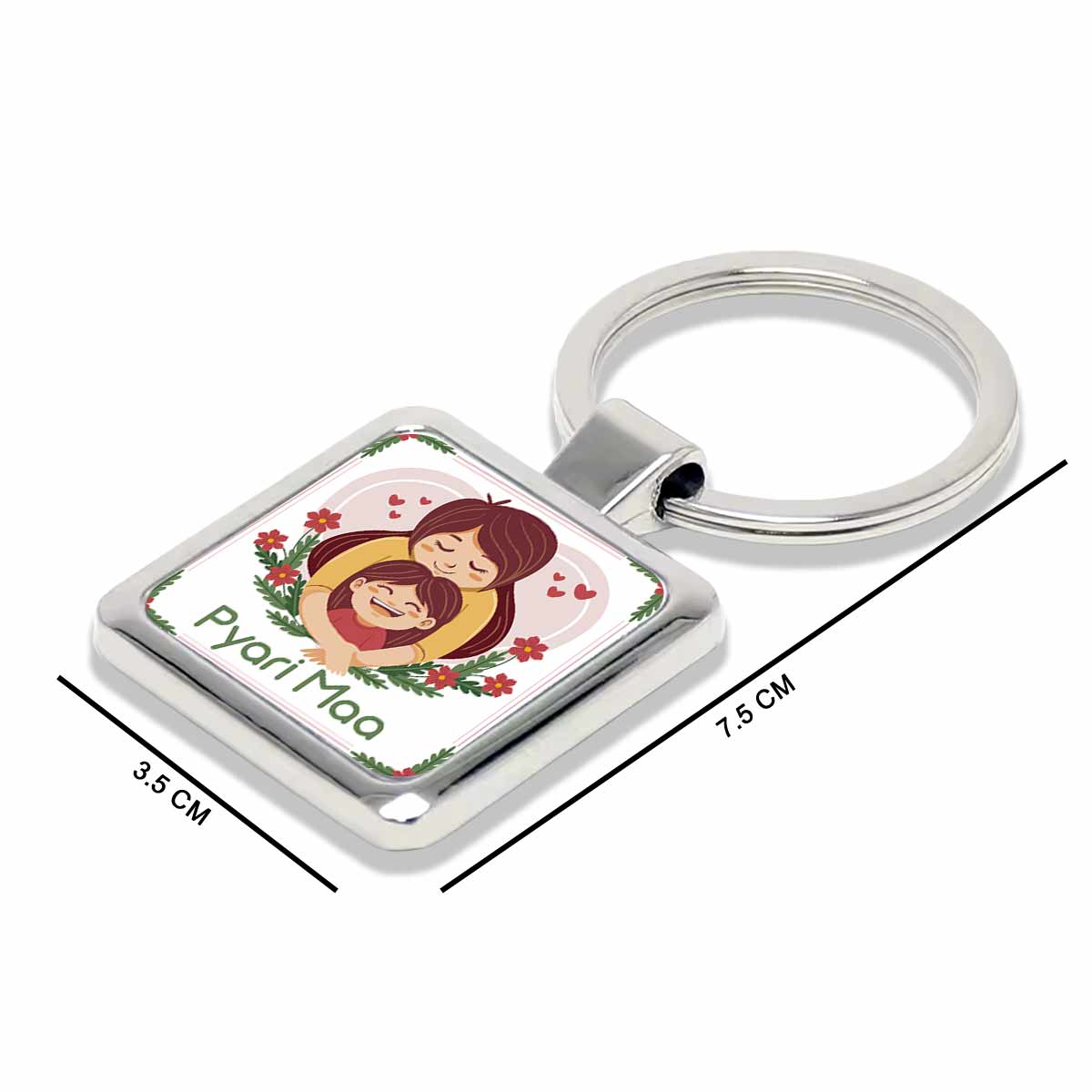Pyari Maa Metal Keychain Gift For Mother's Day 9