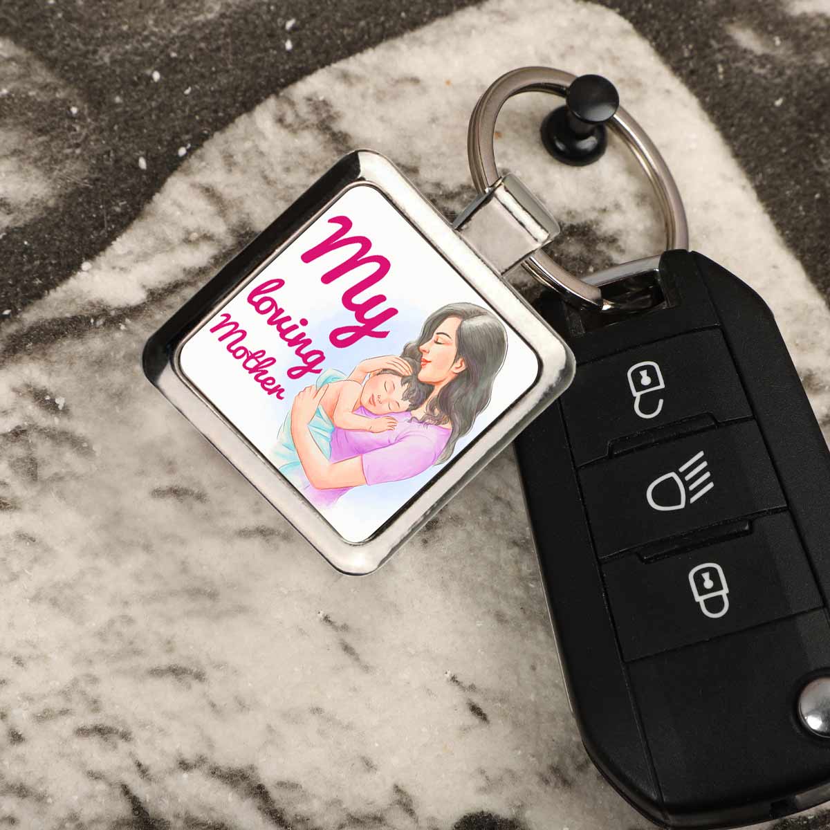 My Loving Mother Metal Keychain Gift For Mom 10