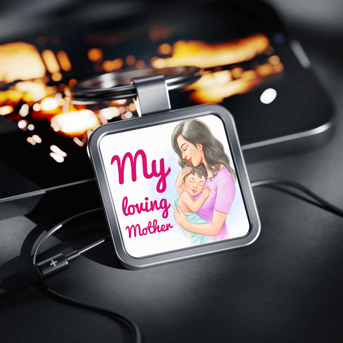 My Loving Mother Metal Keychain Gift For Mom 7