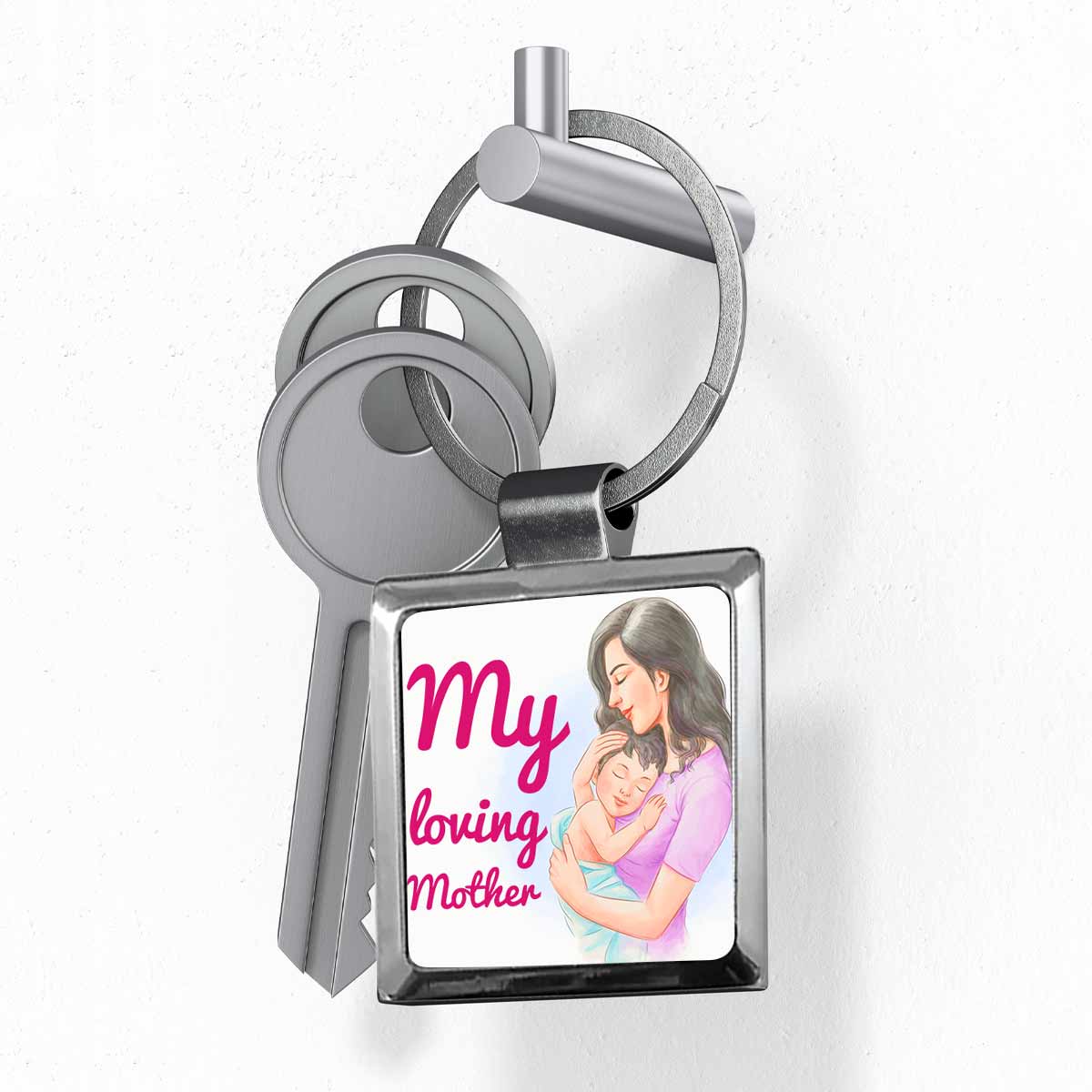 My Loving Mother Metal Keychain Gift For Mom 8