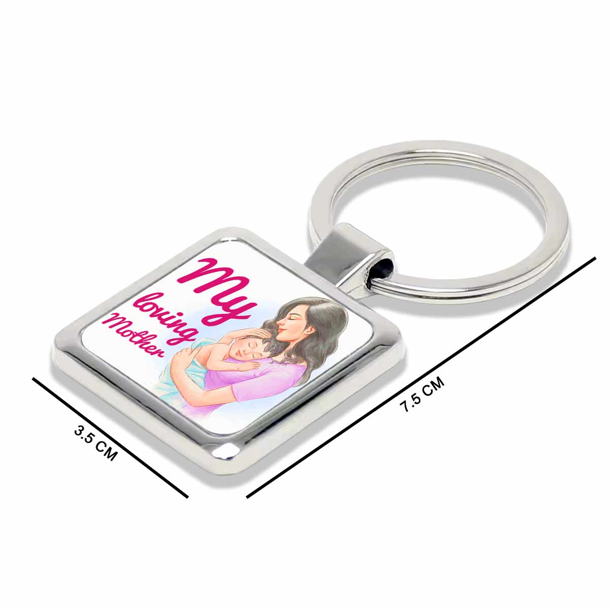 My Loving Mother Metal Keychain Gift For Mom 9