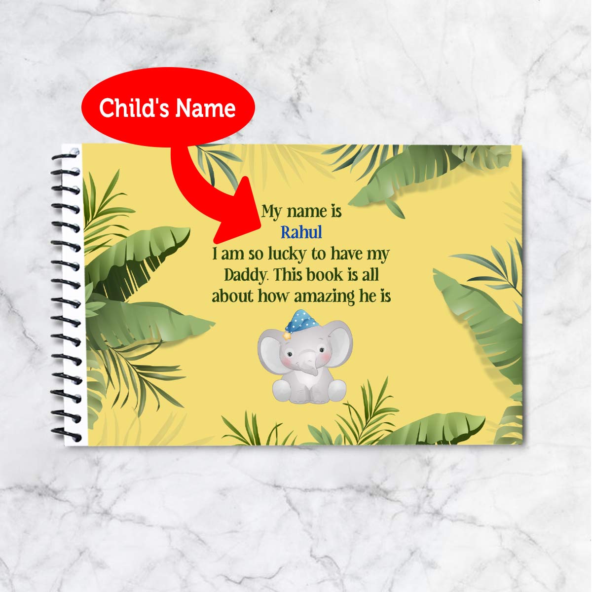 Customized "I Am Daddy's Boy" Dad Book Gift For Father's Day 16