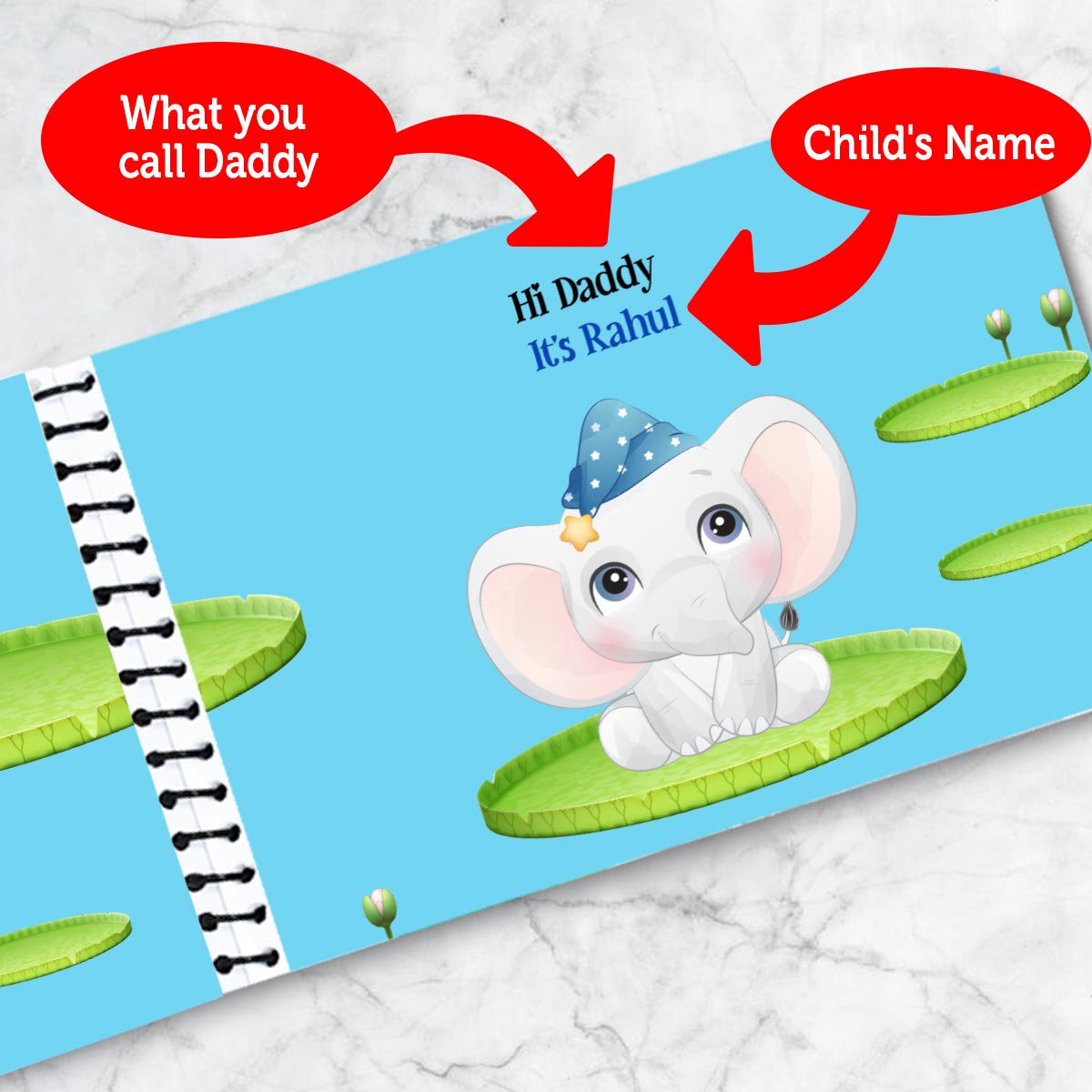Customized "I Am Daddy's Boy" Dad Book Gift For Father's Day 3