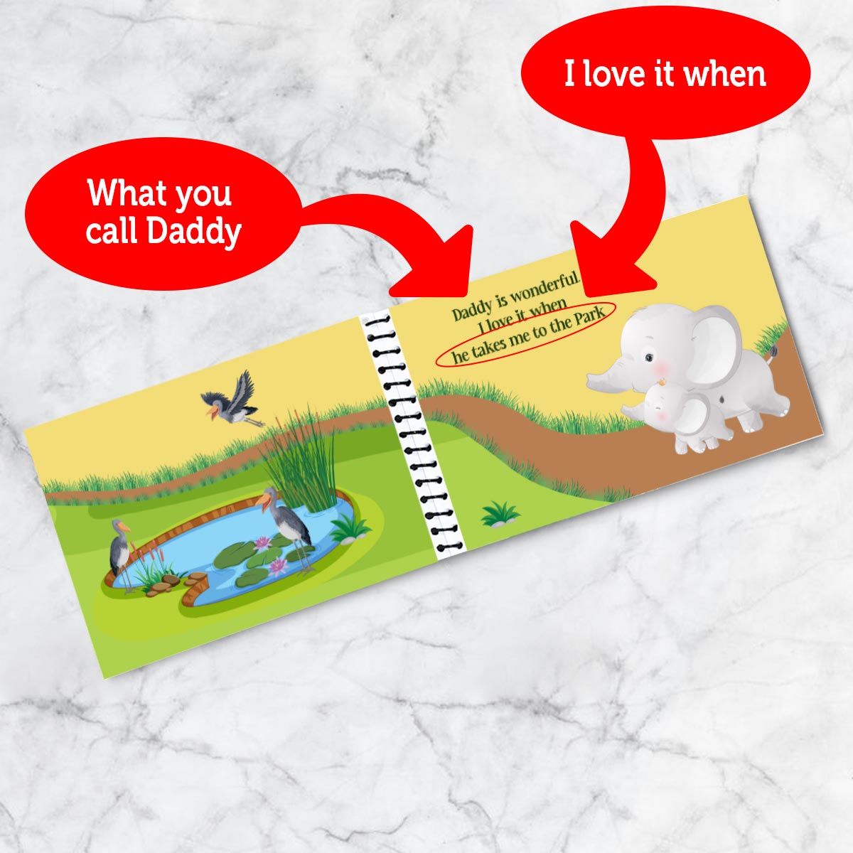 Customized "I Am Daddy's Boy" Dad Book Gift For Father's Day 7