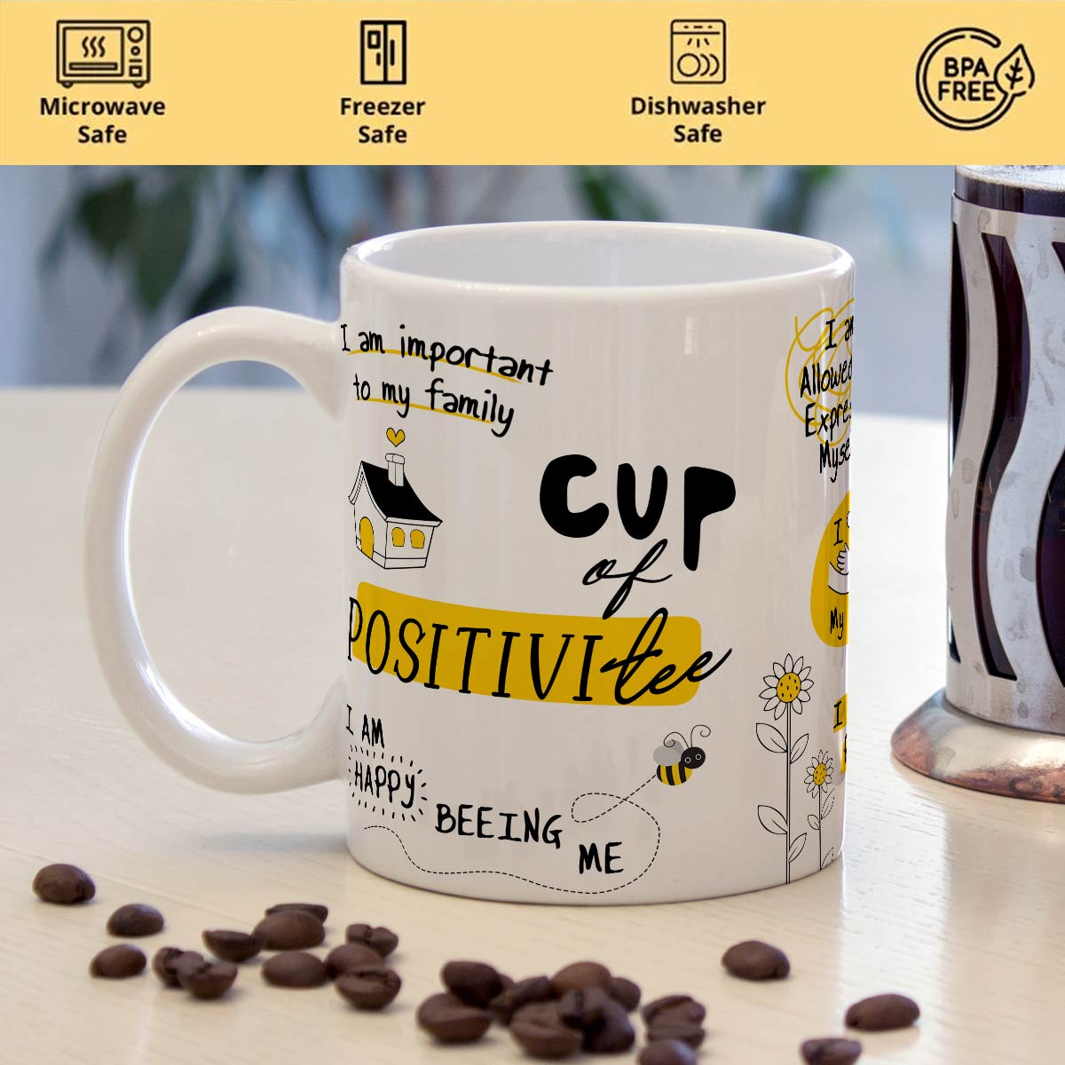 Cup of Positive-Tea Coffee Mug-3