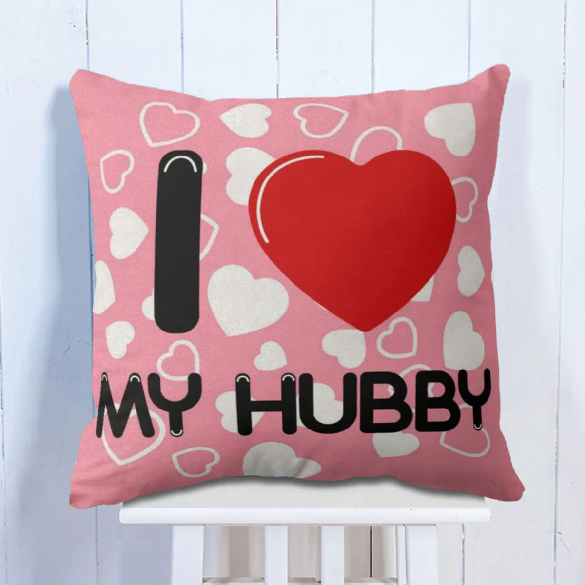 I Love My Hubby Cushion