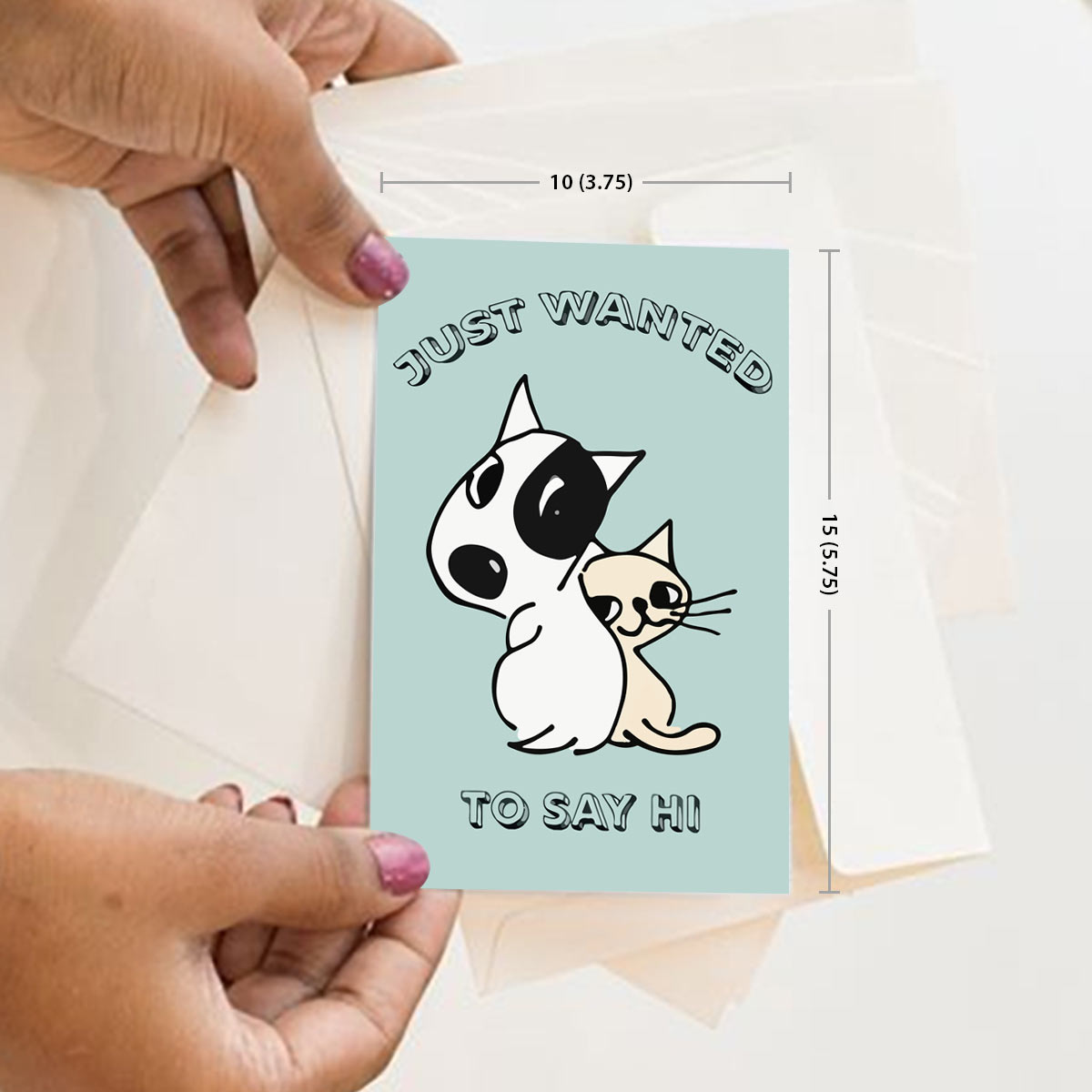 Cute Animal Thinking of You 12 Cards-5