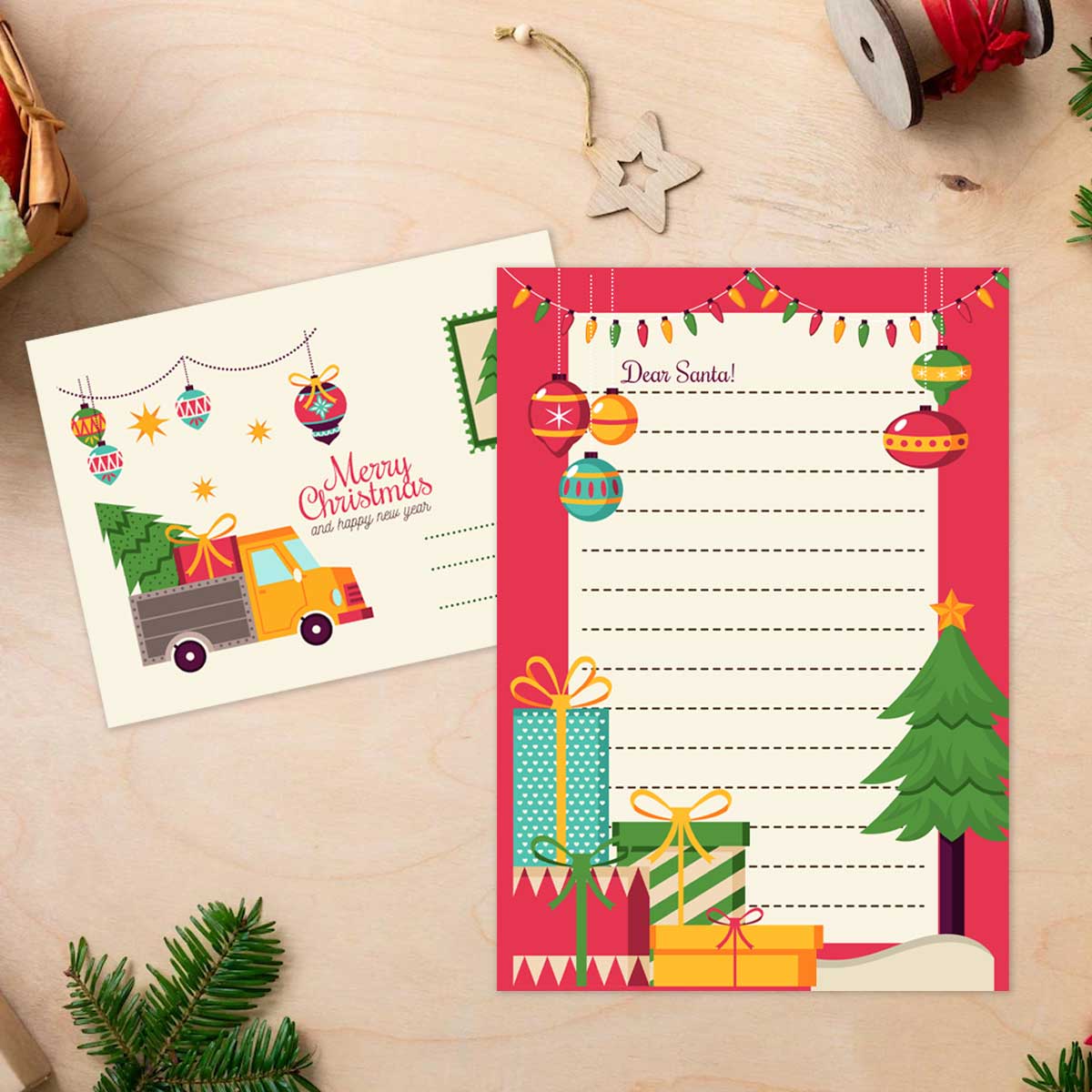 Set of 4 Letters To Santa-3