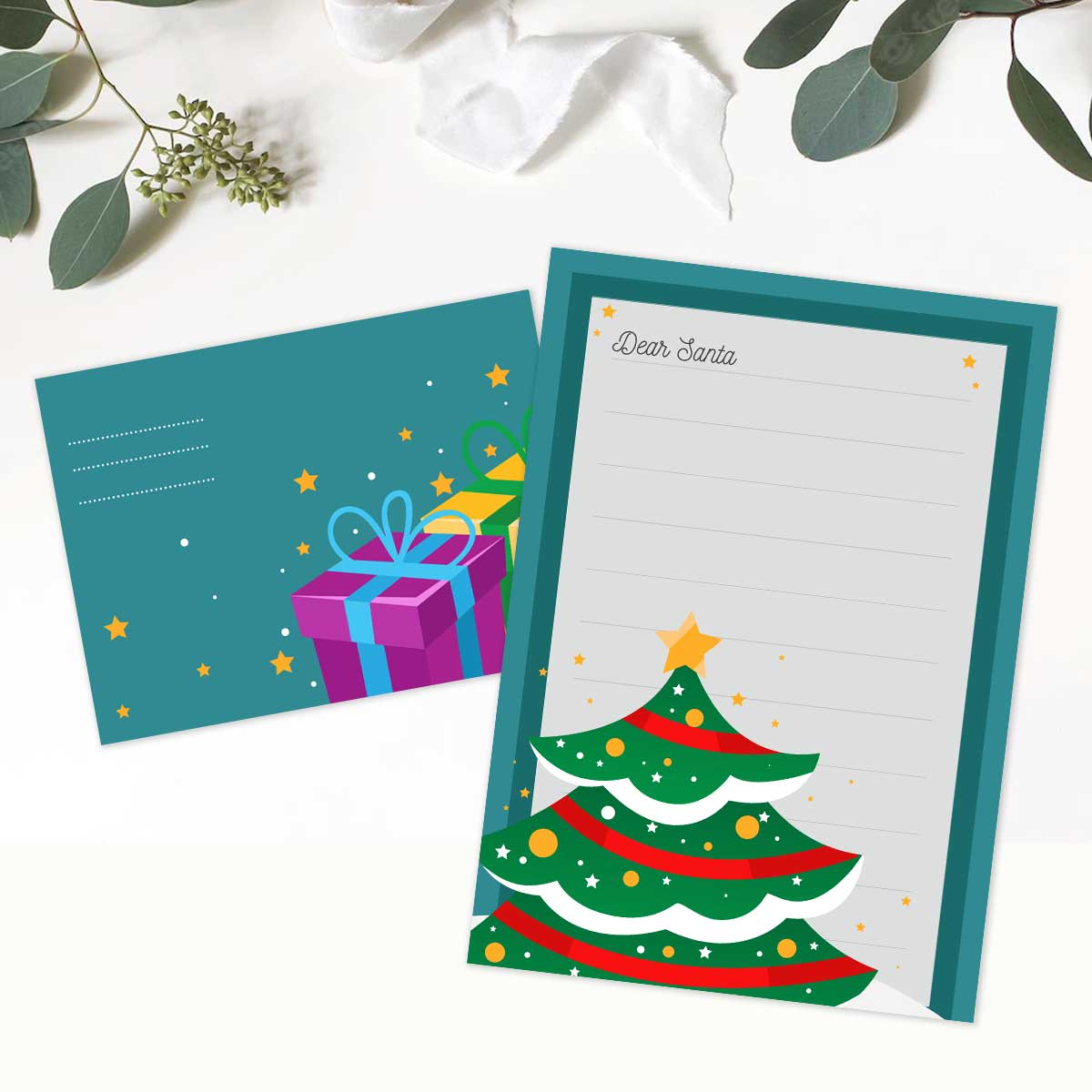 Set of 4 Letters To Santa-4