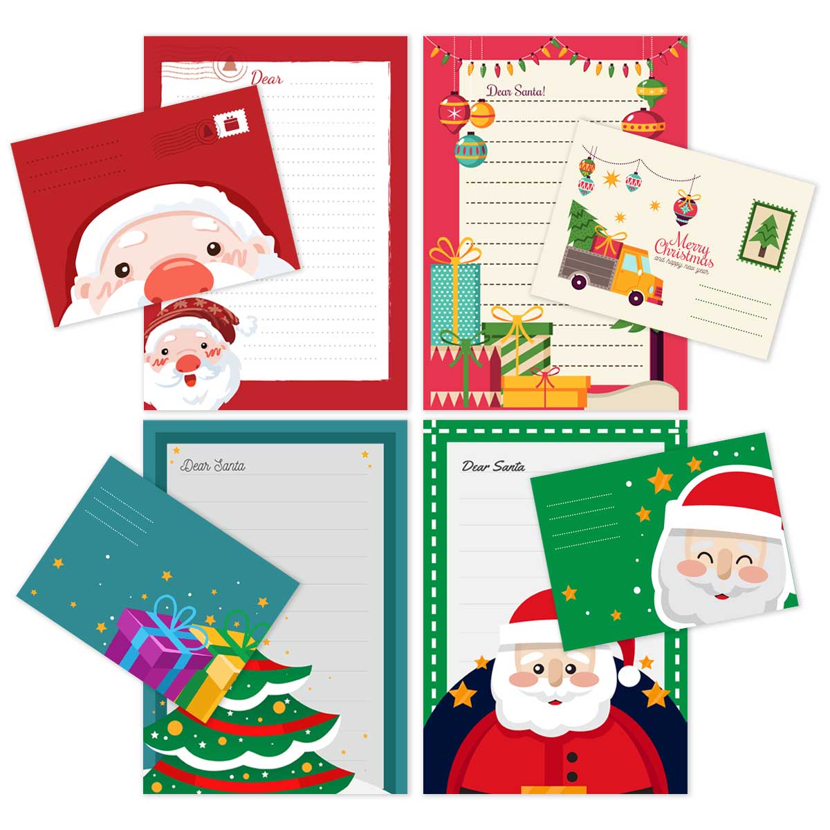 Set of 4 Letters To Santa-5