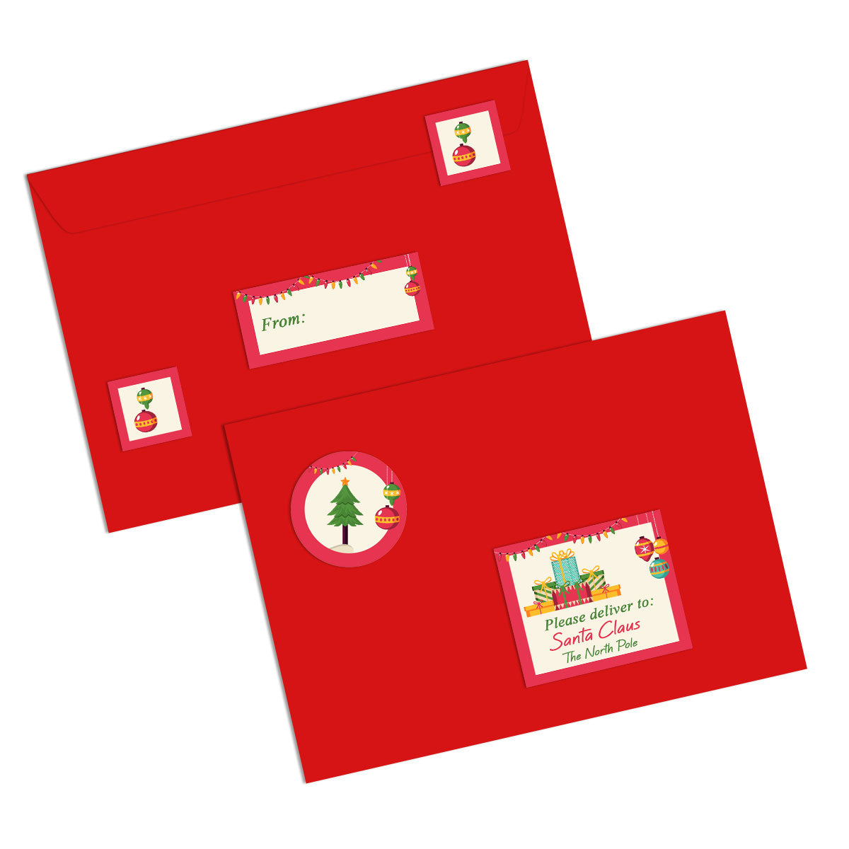 Set of 8 Letters To Santa